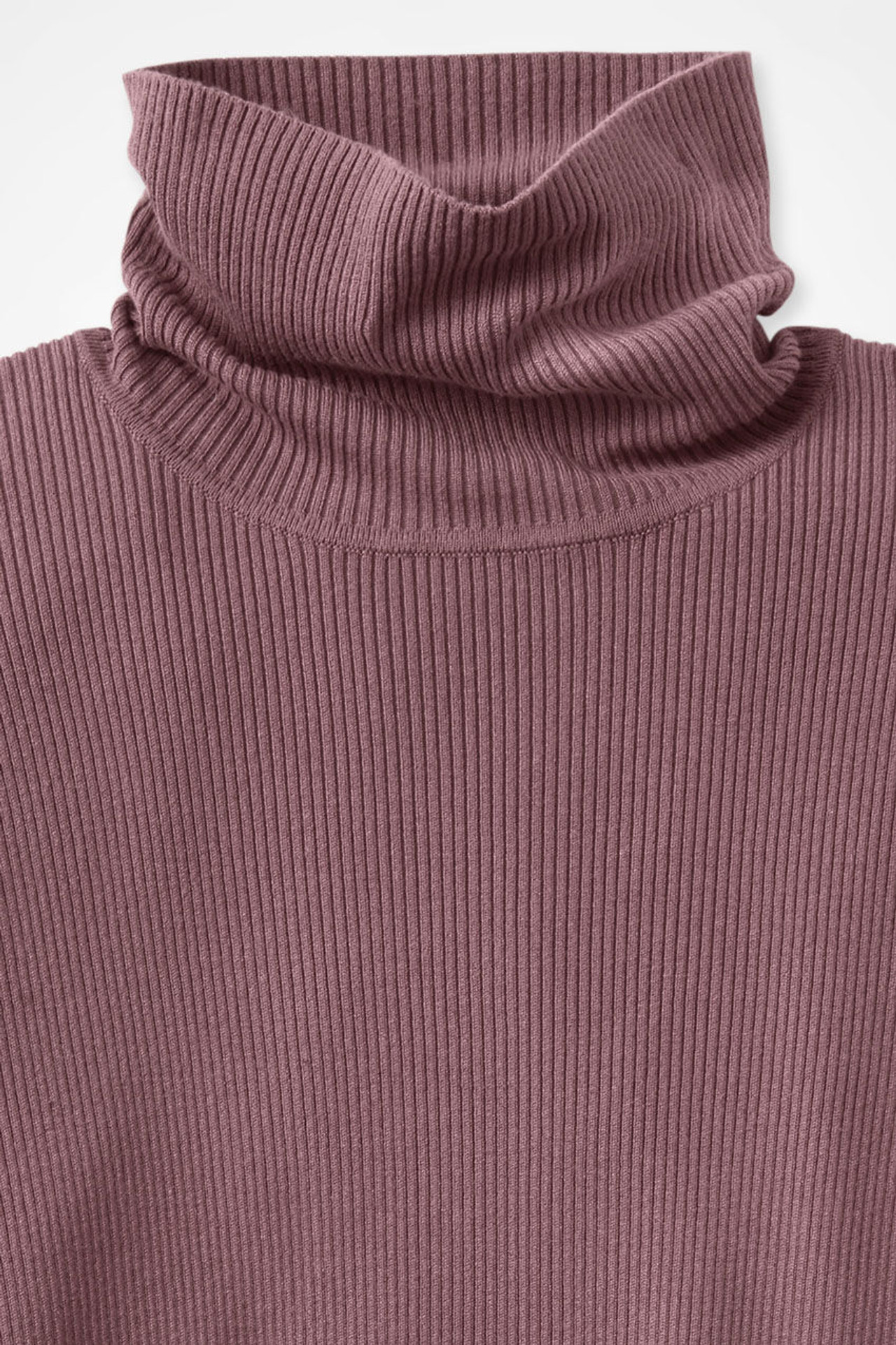 Ribbed Turtleneck Sweater