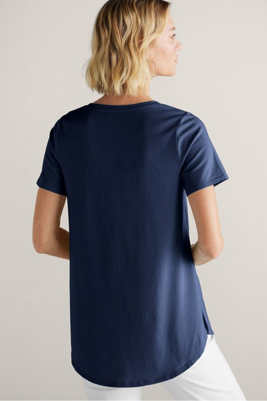 SoftEssential™ Supima® Isabel Short Sleeve Tunic