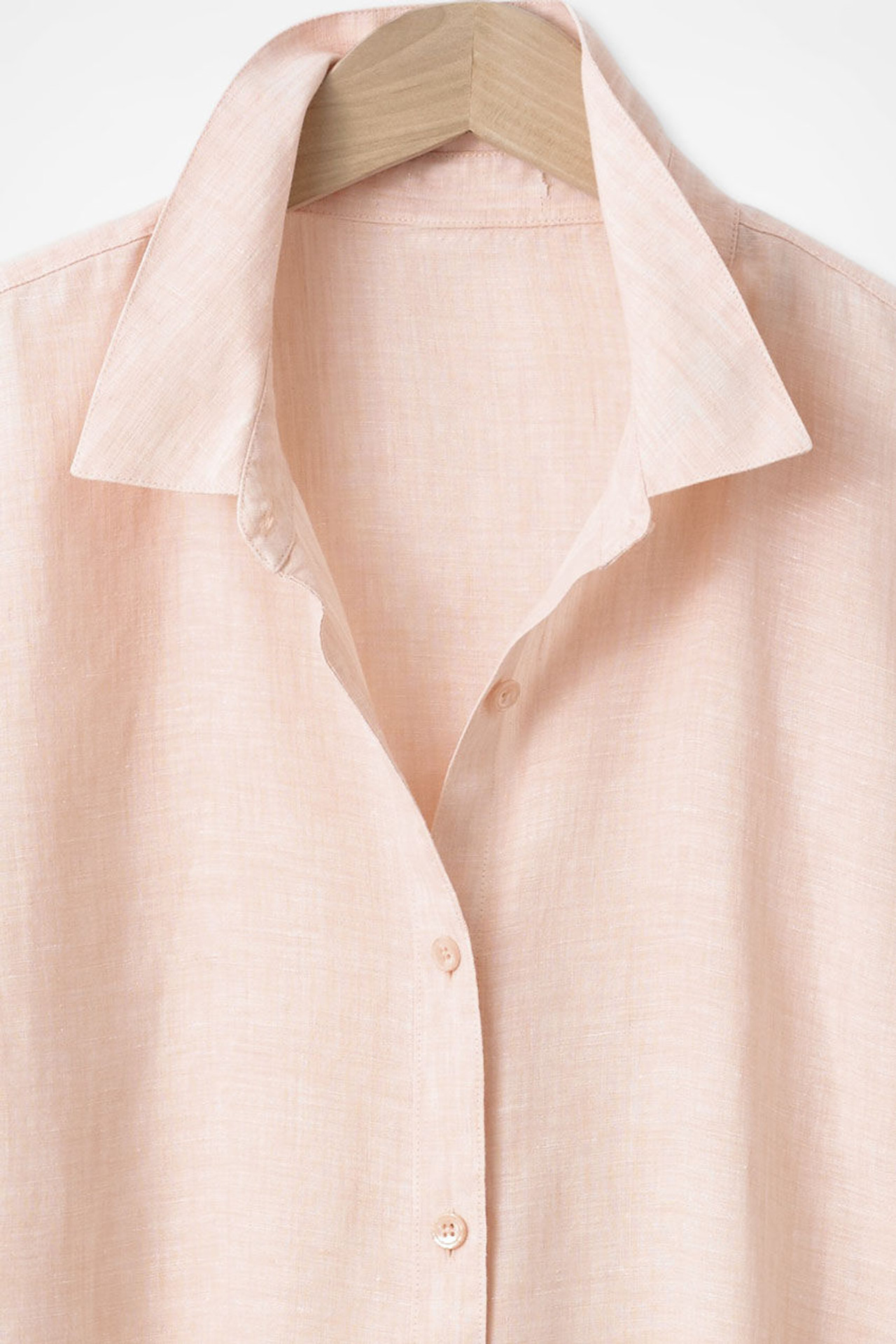 Easy-Care Linen Big Shirt