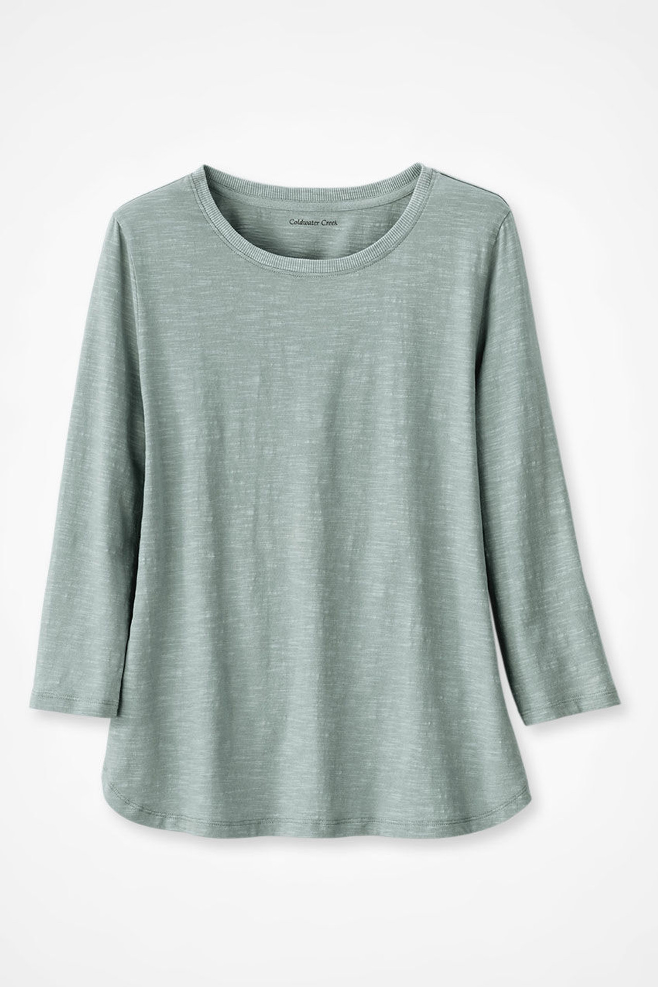 Just Right 3/4-Sleeve Slub-Knit Tee
