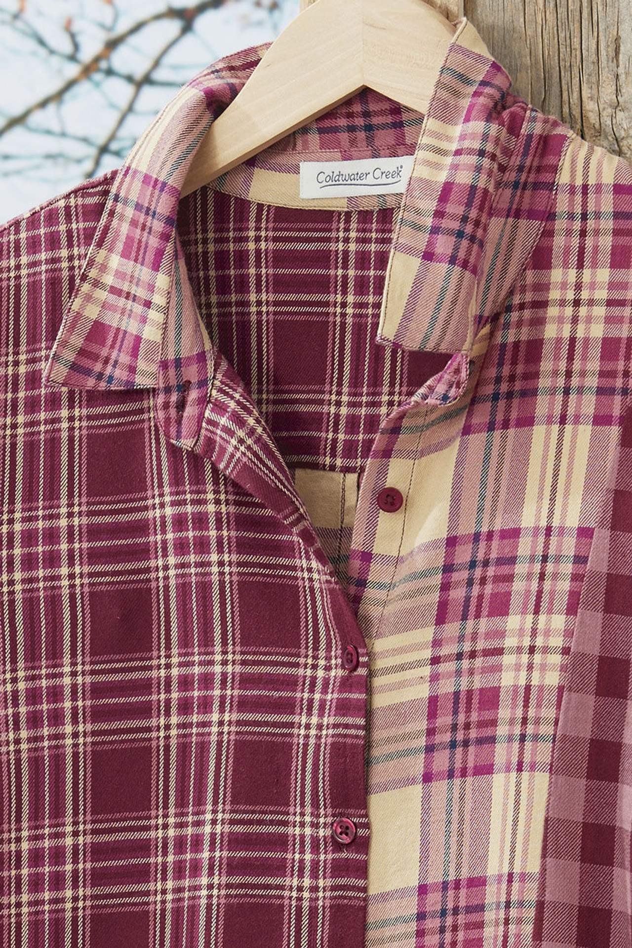 Mixed Signals Plaid Tunic