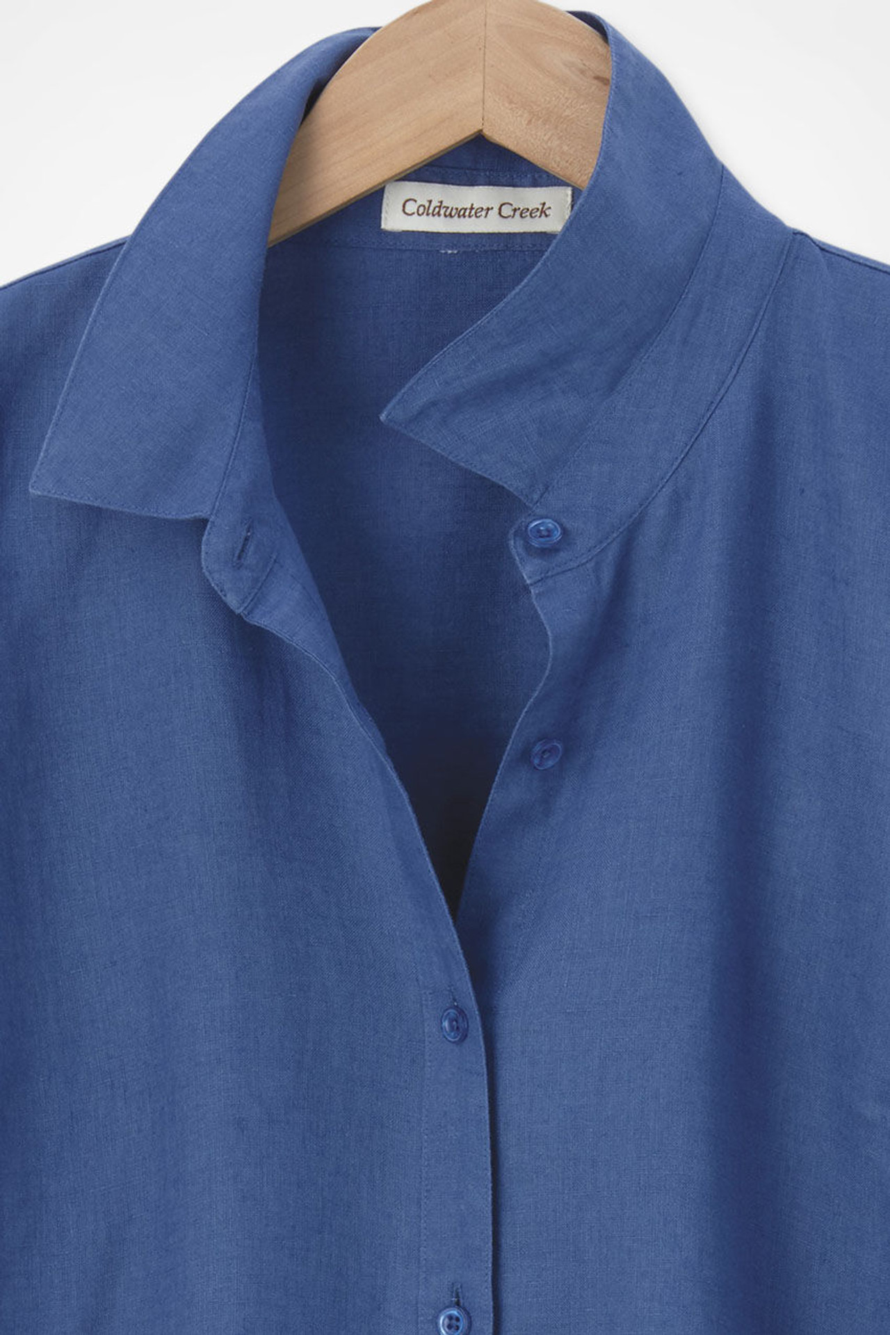 Easy-Care Linen Big Shirt