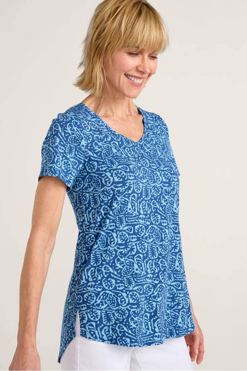 SoftEssential™ Supima® Isabel Short Sleeve Tunic