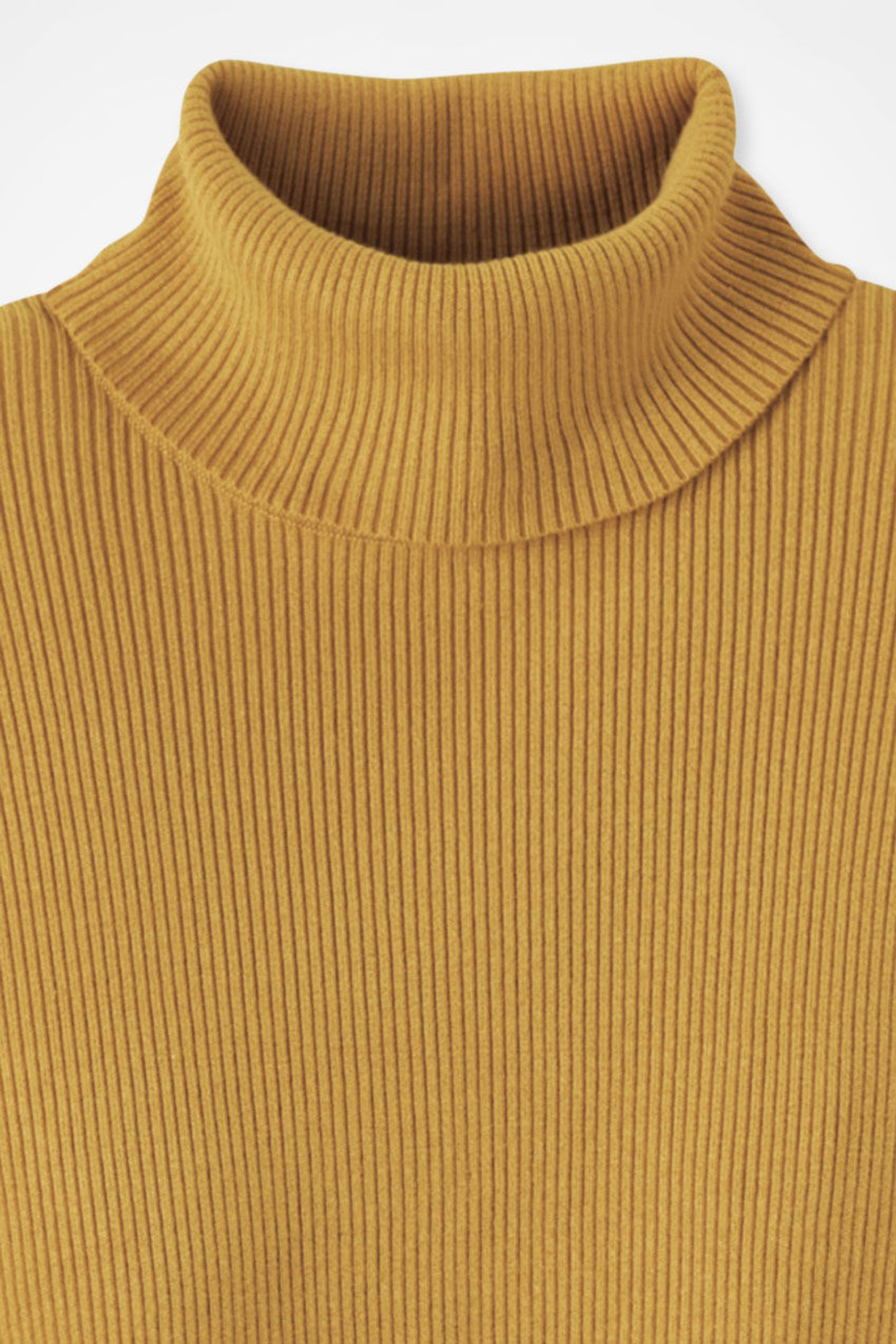 Ribbed Turtleneck Sweater