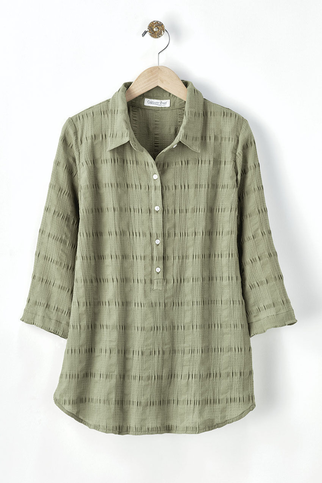Textured Popover Tunic