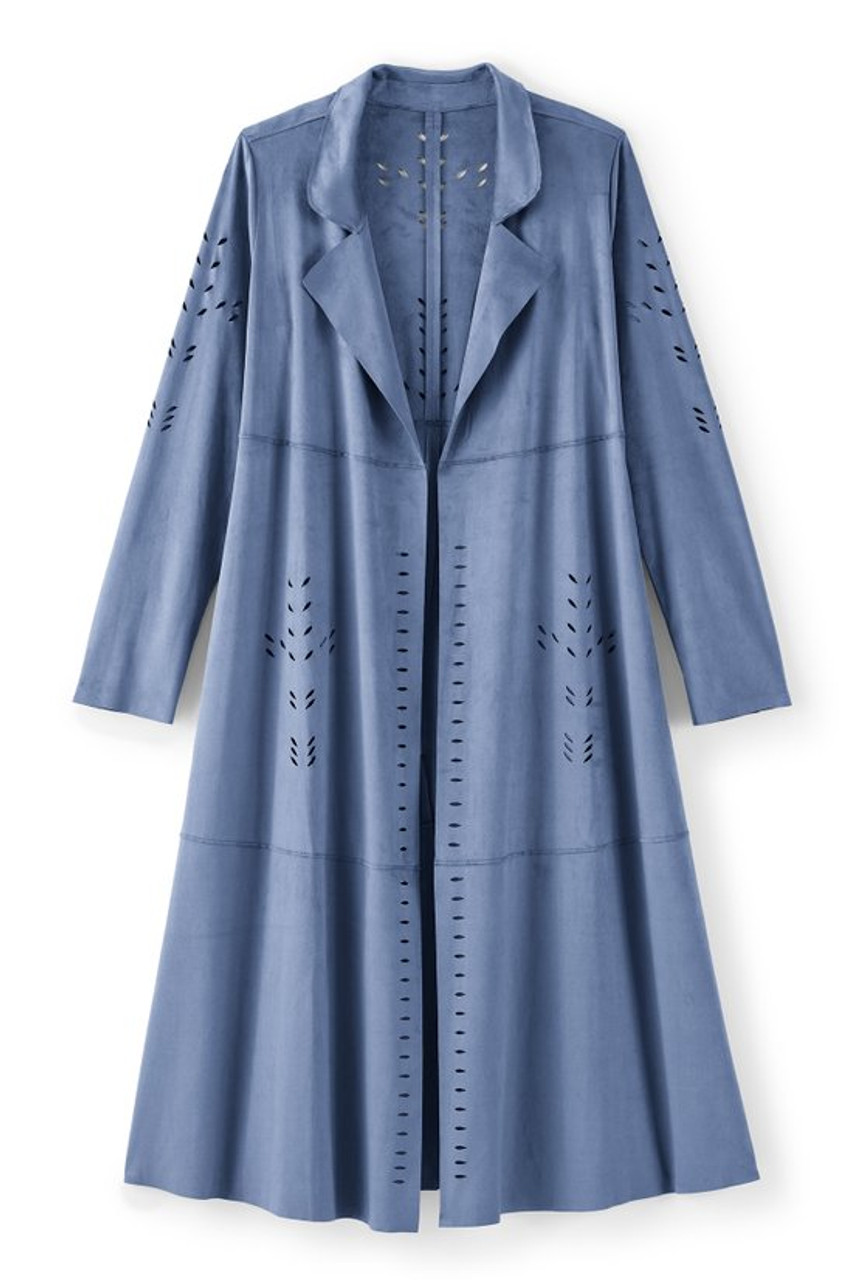 Norine Faux Suede Duster