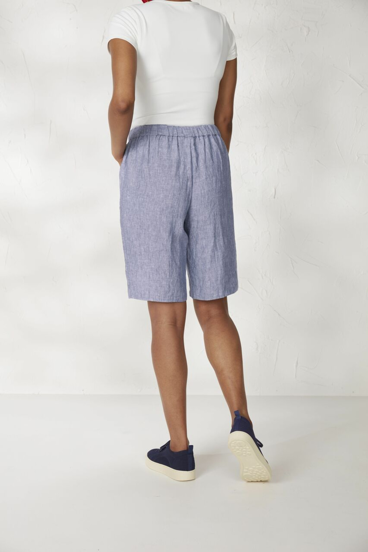 Linen Cross-Dyed Shorts