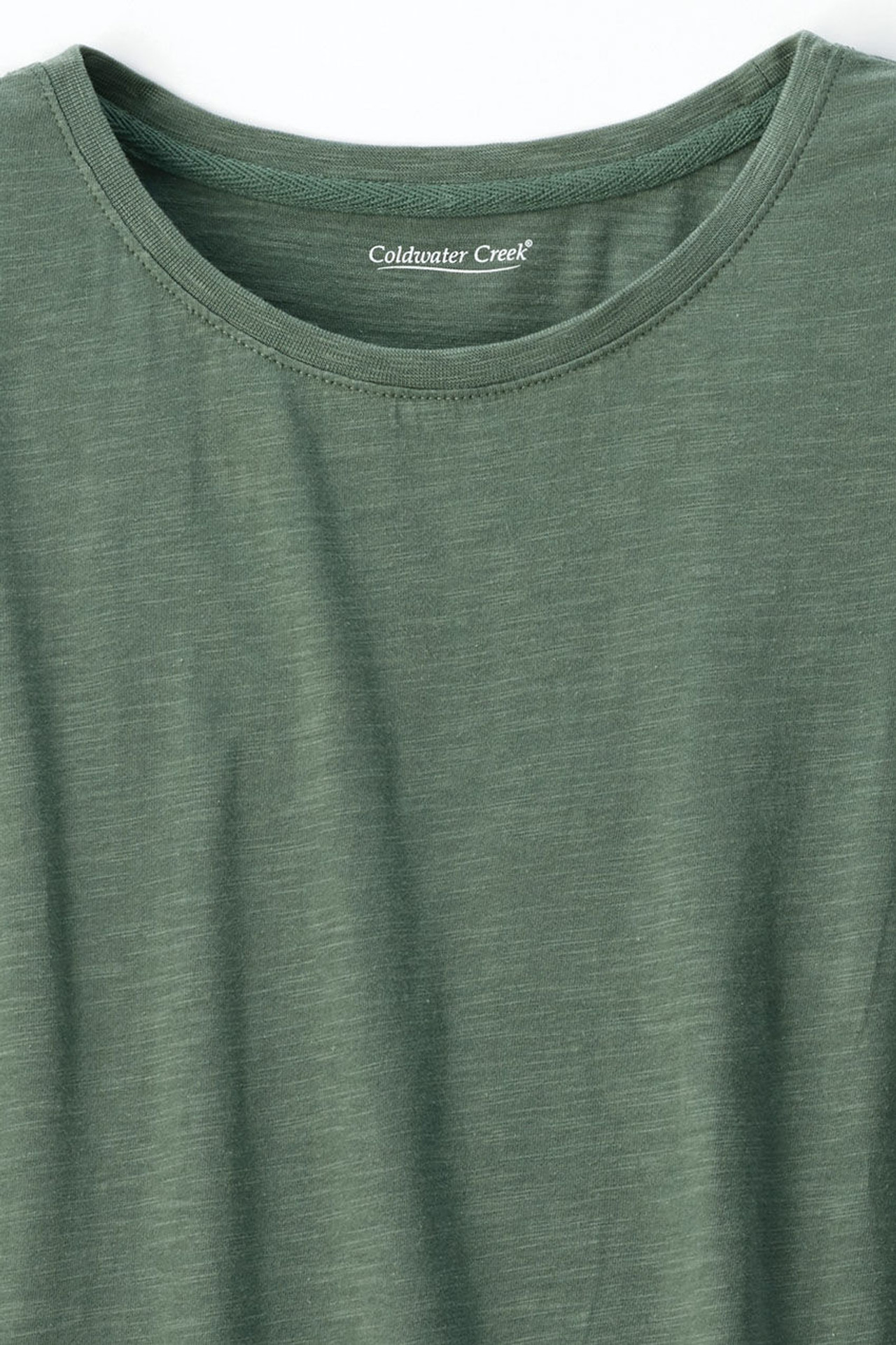 Just Right 3/4-Sleeve Slub-Knit Tee