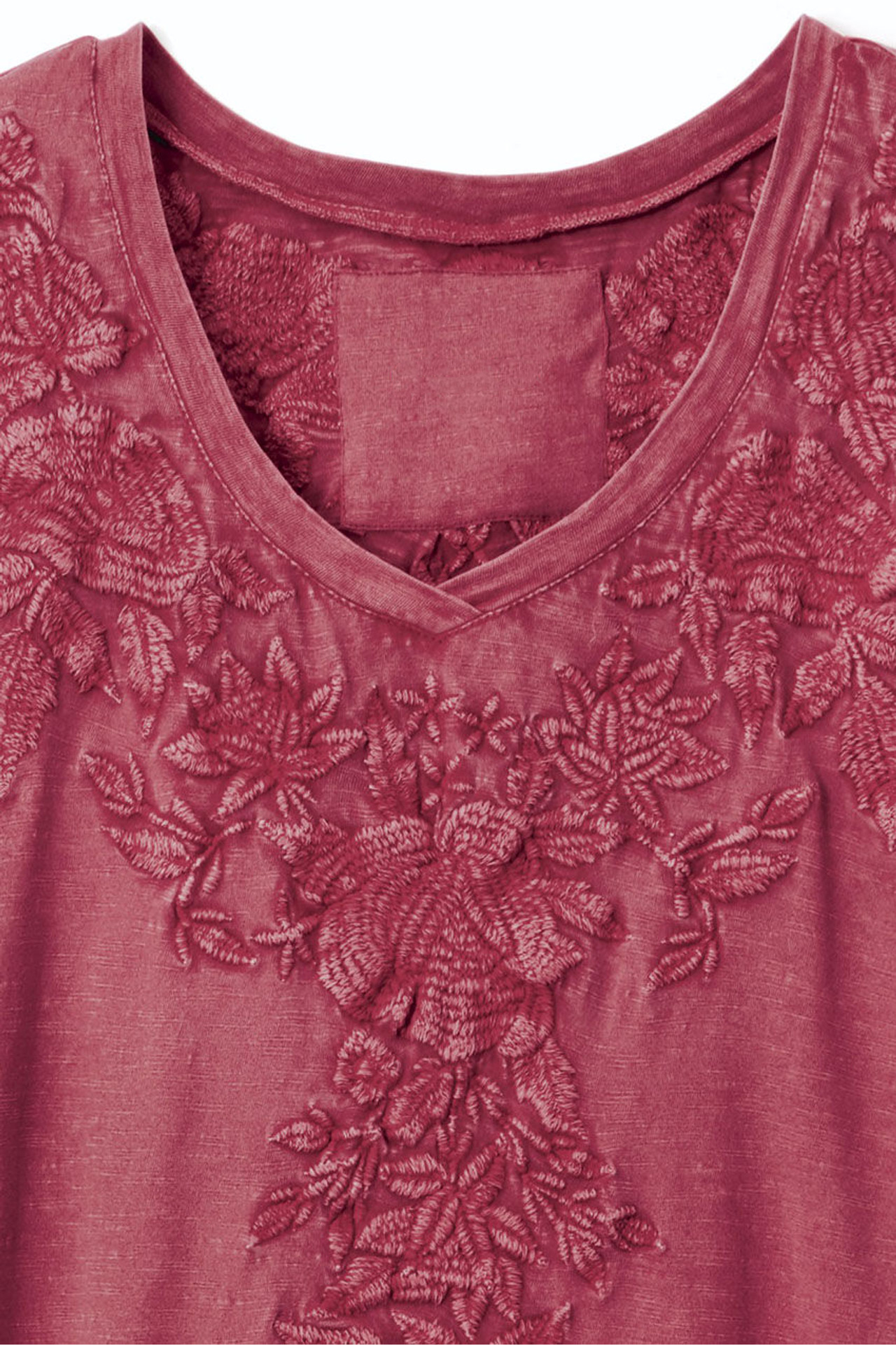 Tonal Embroidered Dress