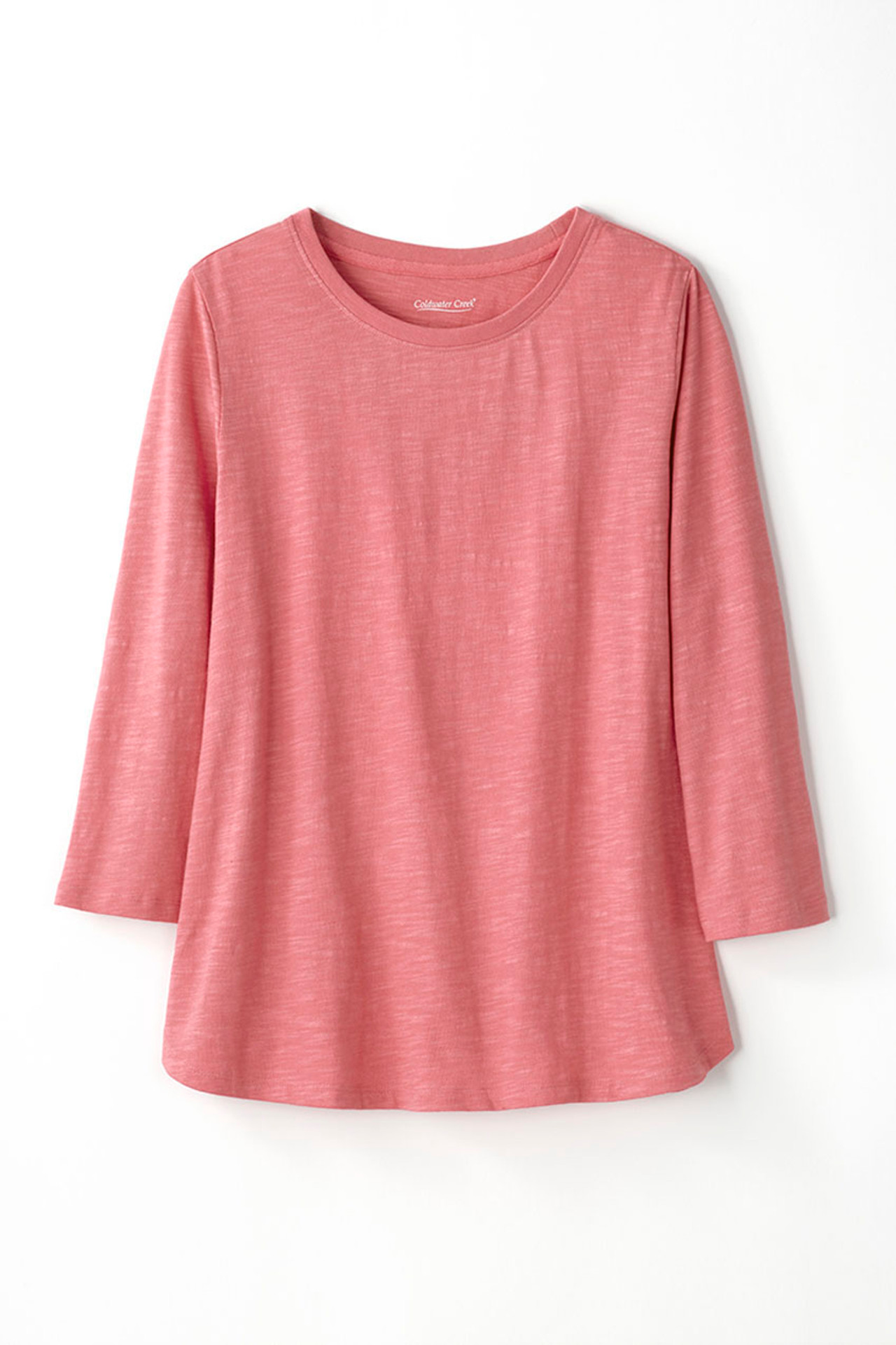 Just Right 3/4-Sleeve Slub-Knit Tee