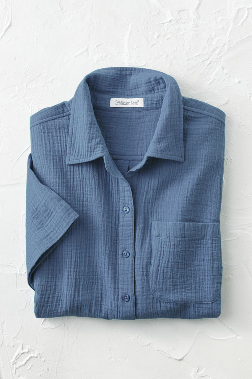 Summer Breeze Gauze Camp Shirt