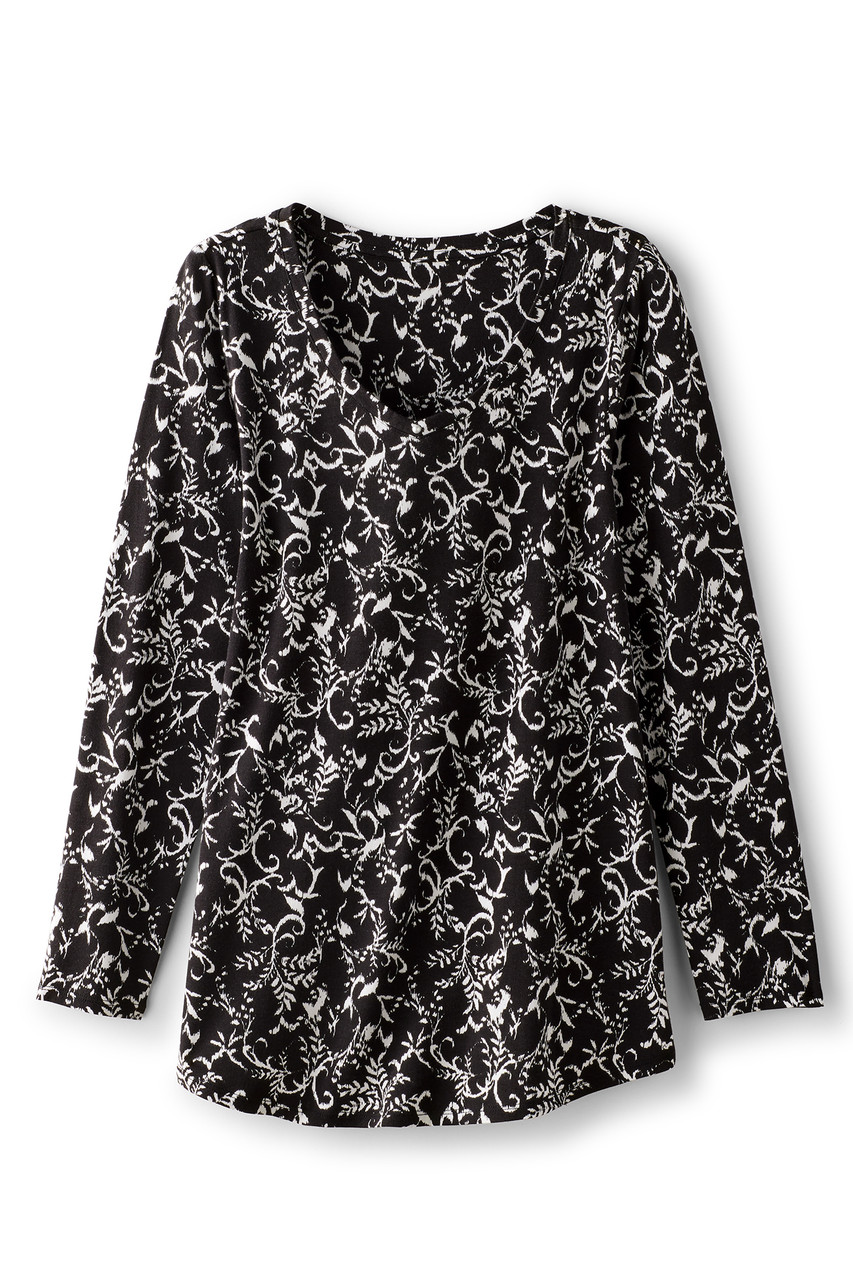 SoftEssential™ Supima® Isabel Long Sleeve Tunic