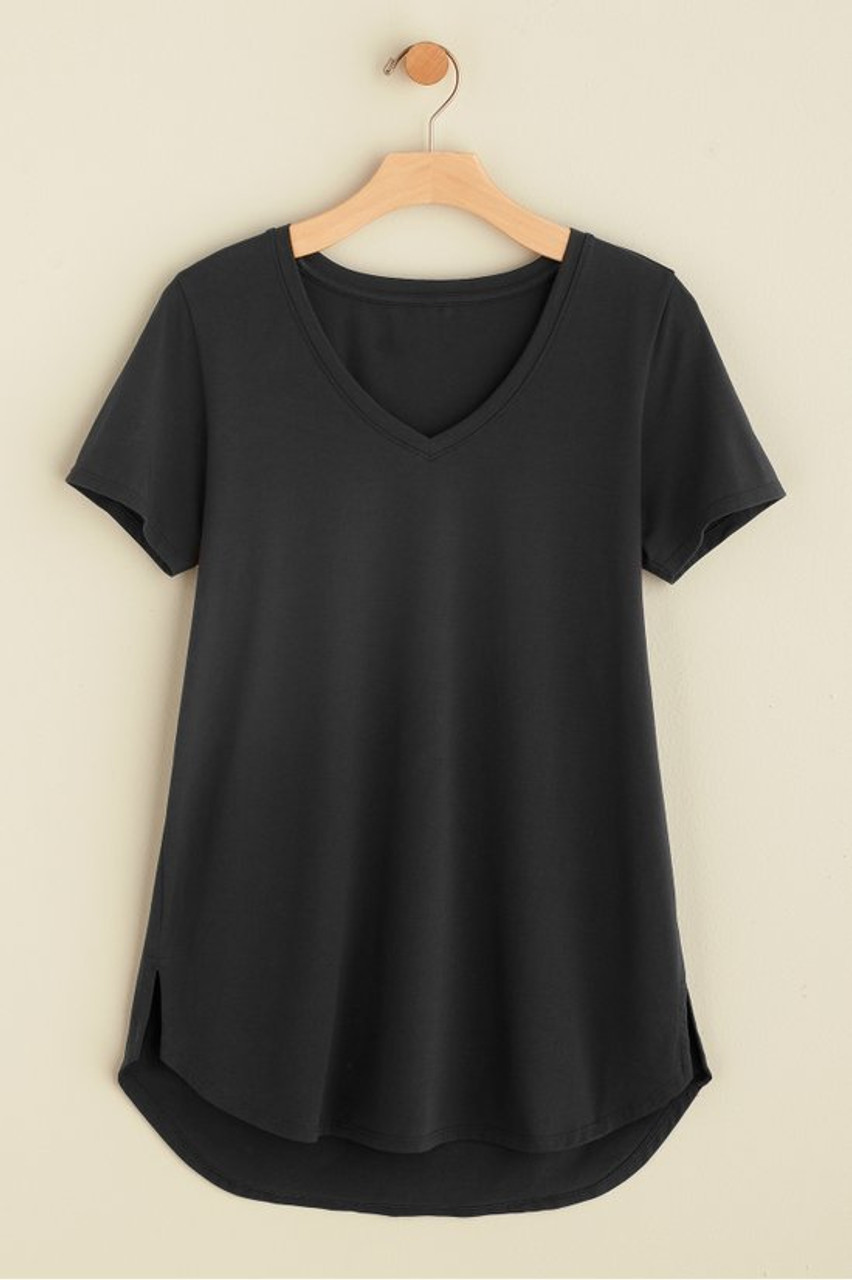 SoftEssential™ Supima® Isabel Short Sleeve Tunic