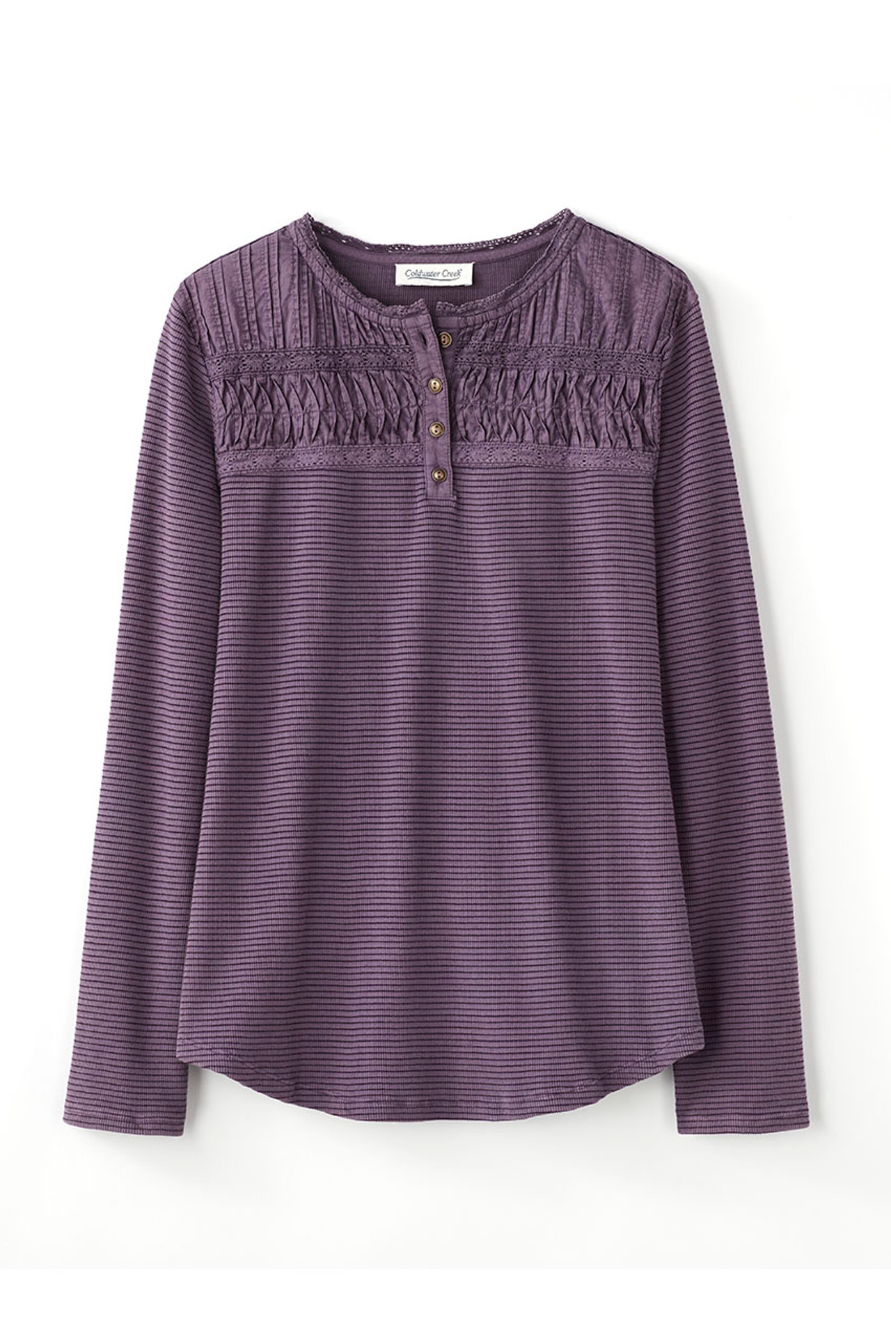 Textured Knit Henley
