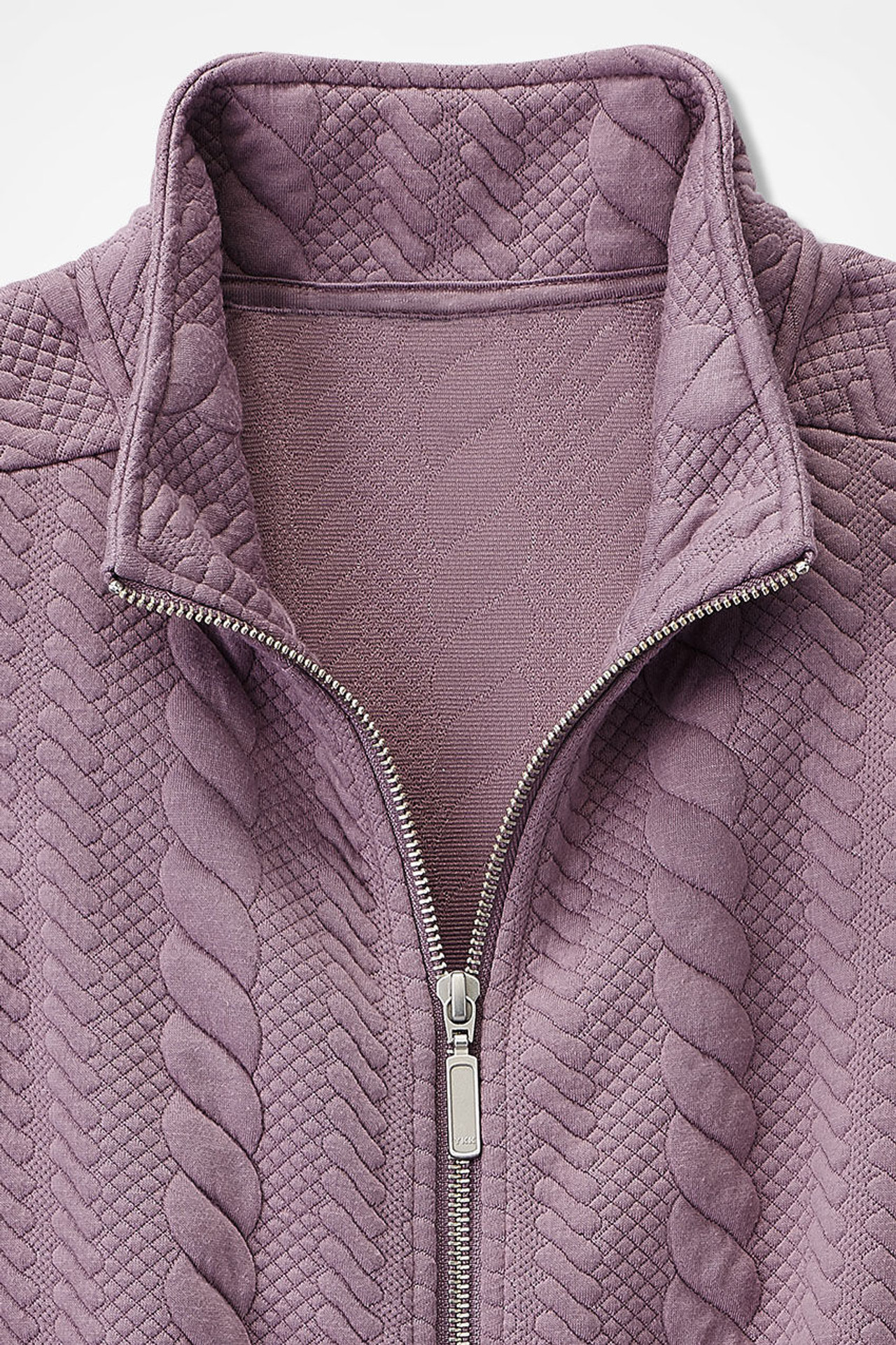 Curved Hem Cable Vest