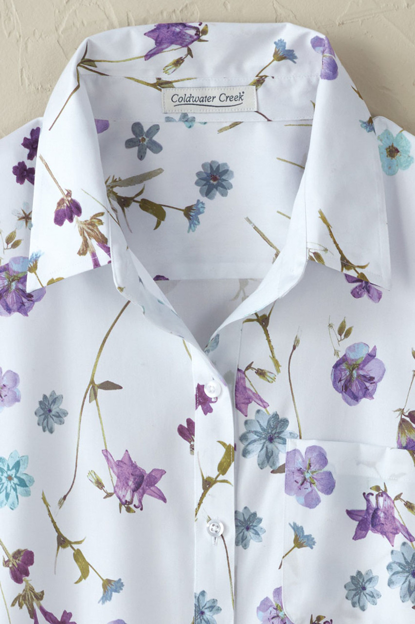 Pressed Petals Anytime No-Iron Tunic