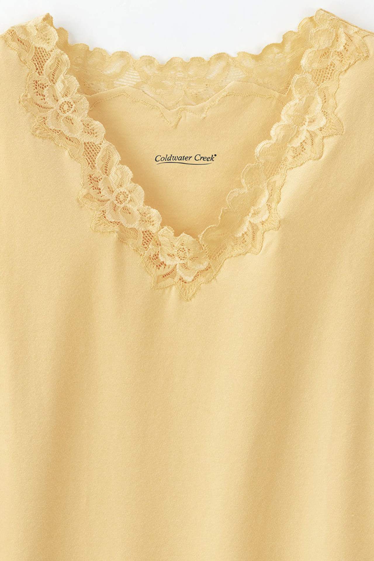 Longer Length Double Lace Tank