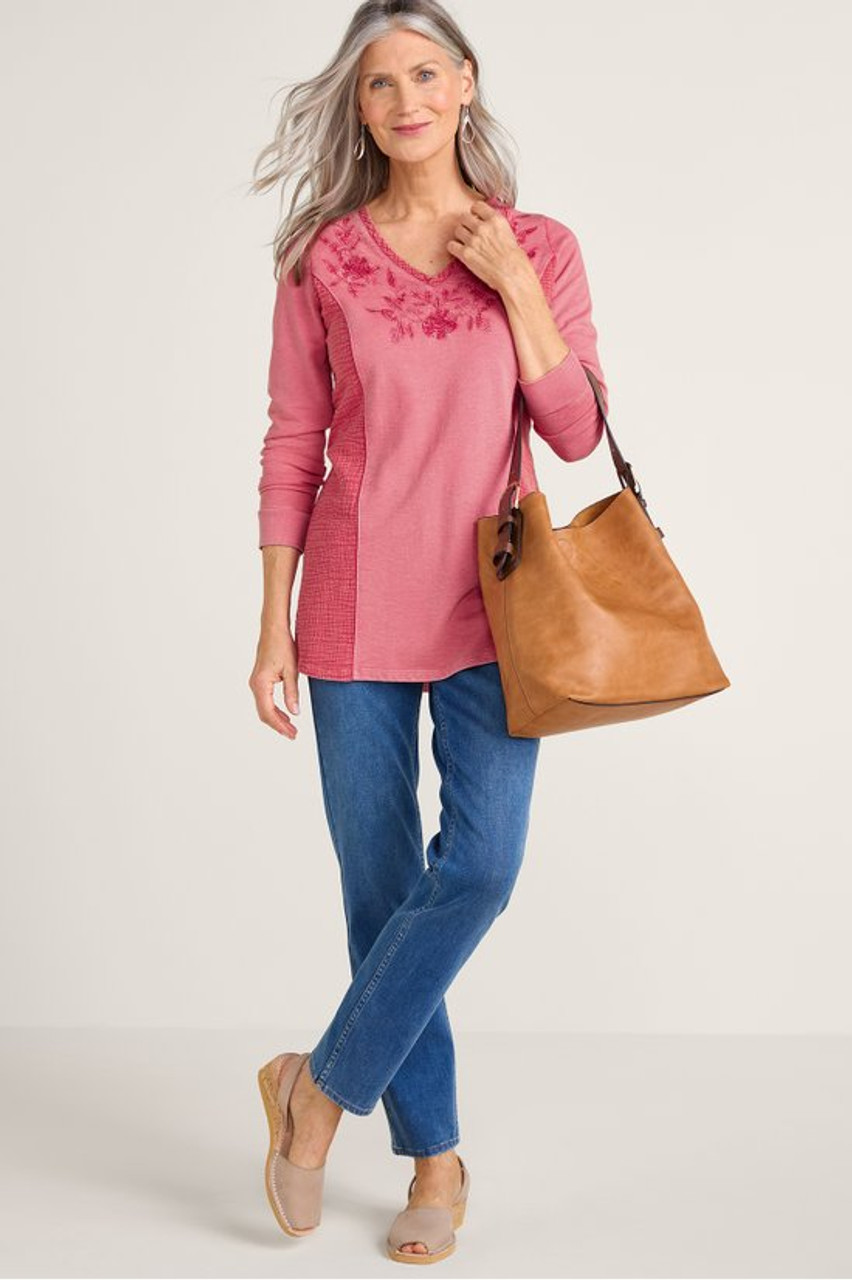 Salome French Terry & Gauze Tunic