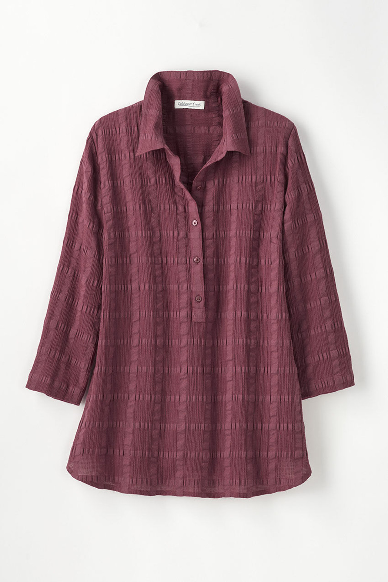 Textured Popover Tunic