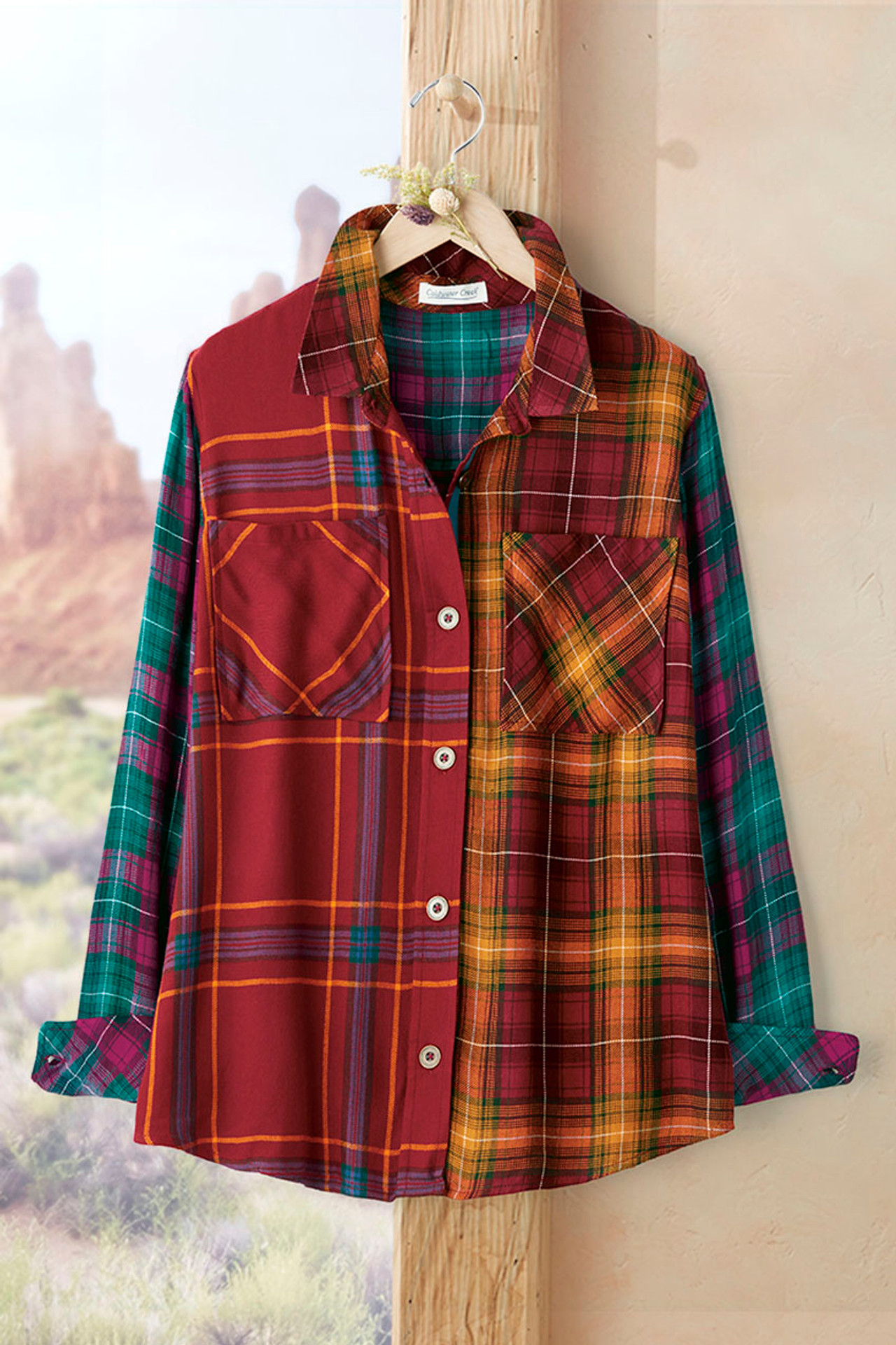 Plaid Poetry Shirt