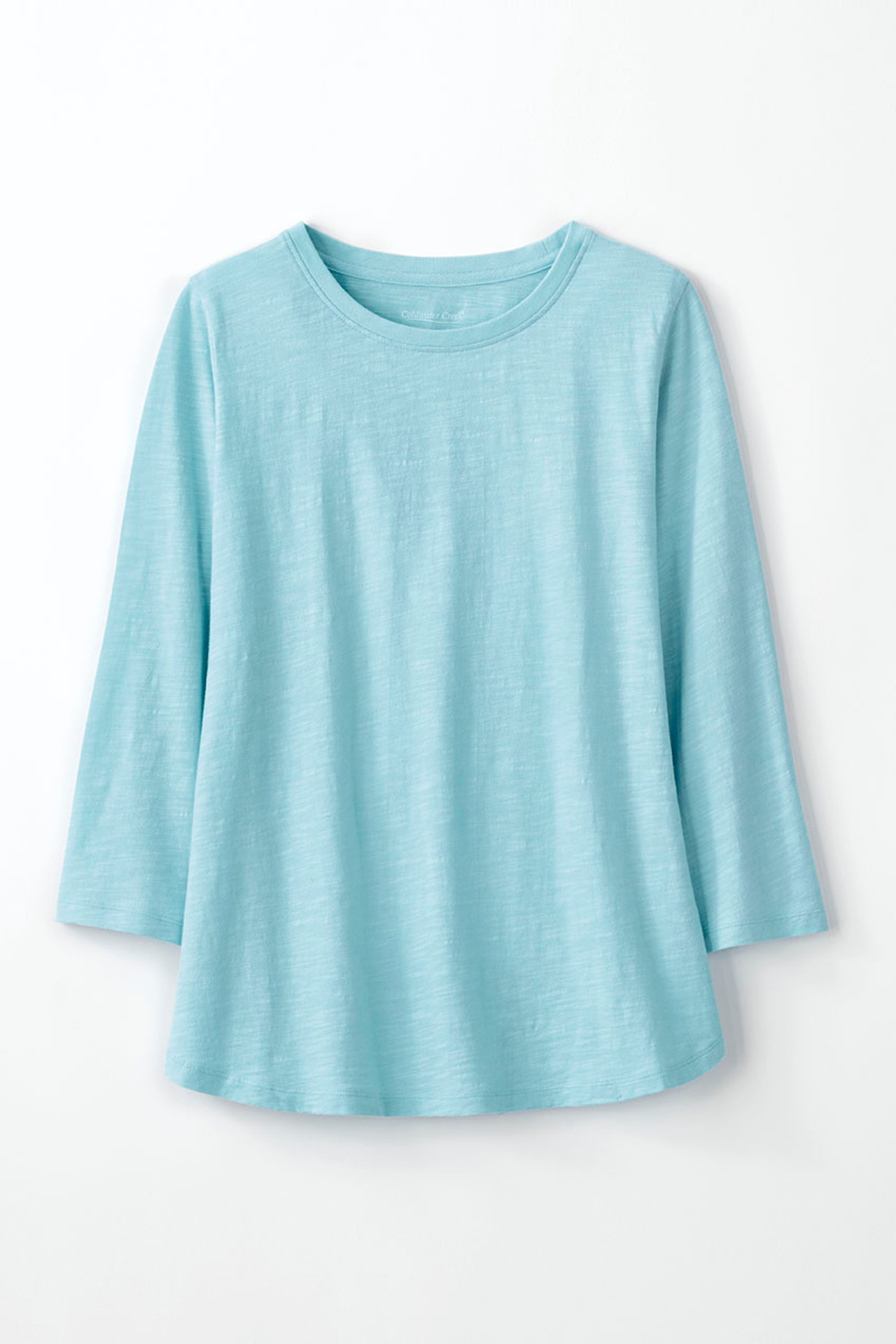 Just Right 3/4-Sleeve Slub-Knit Tee