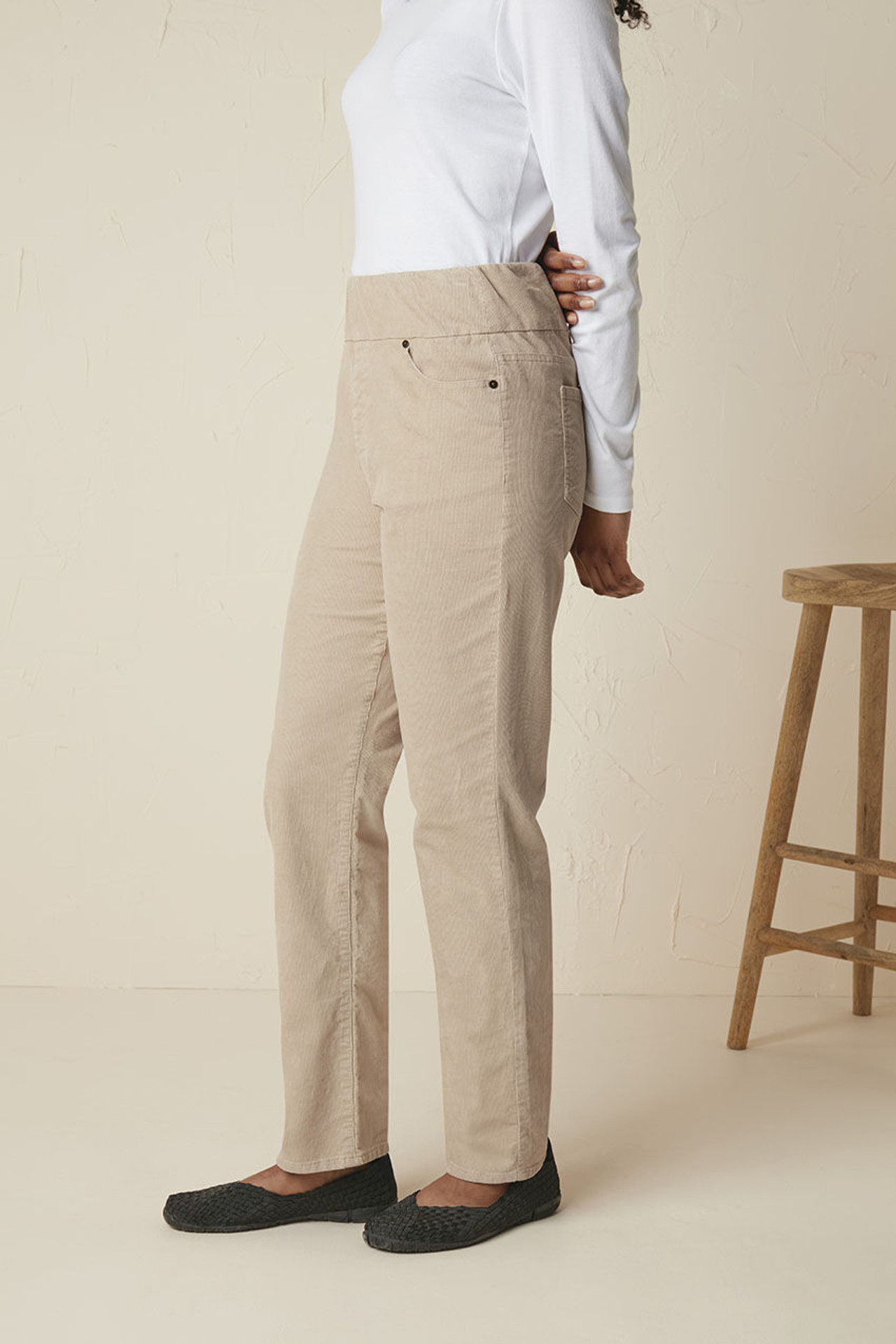 Pull-On Stretch Corduroys