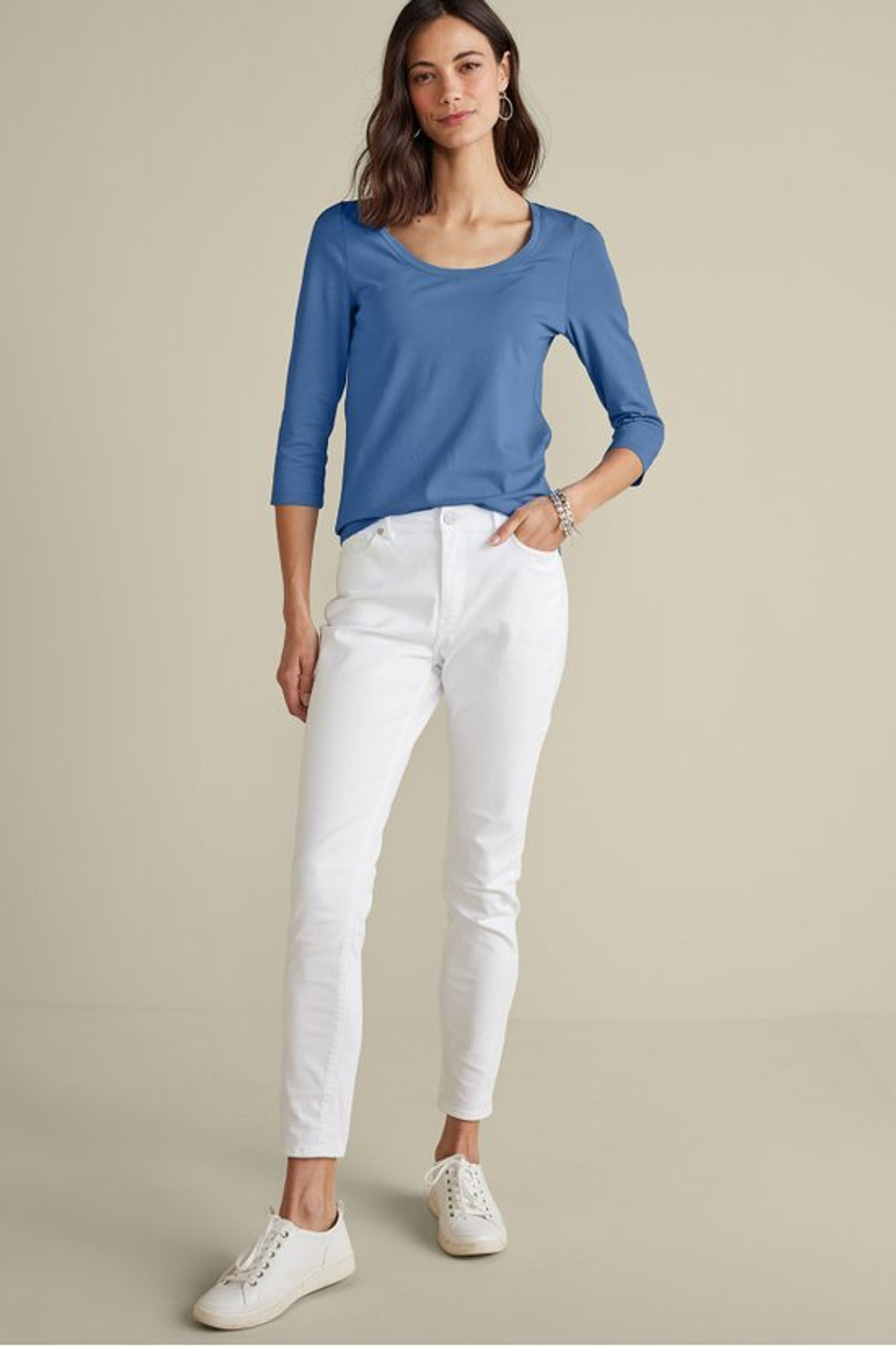 SoftEssential™ Supima® 3/4 Sleeve Tee I