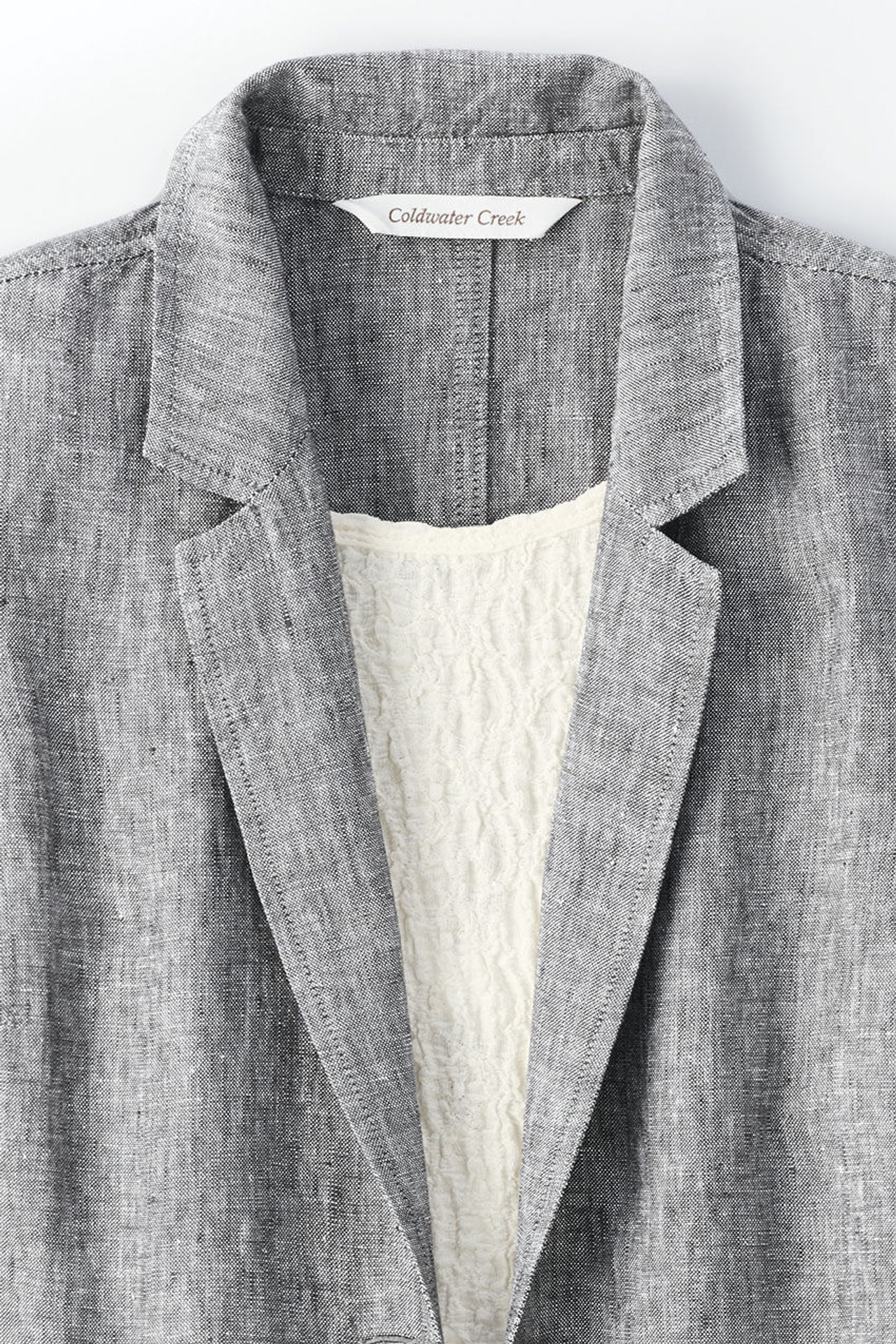 Linen Boyfriend Jacket