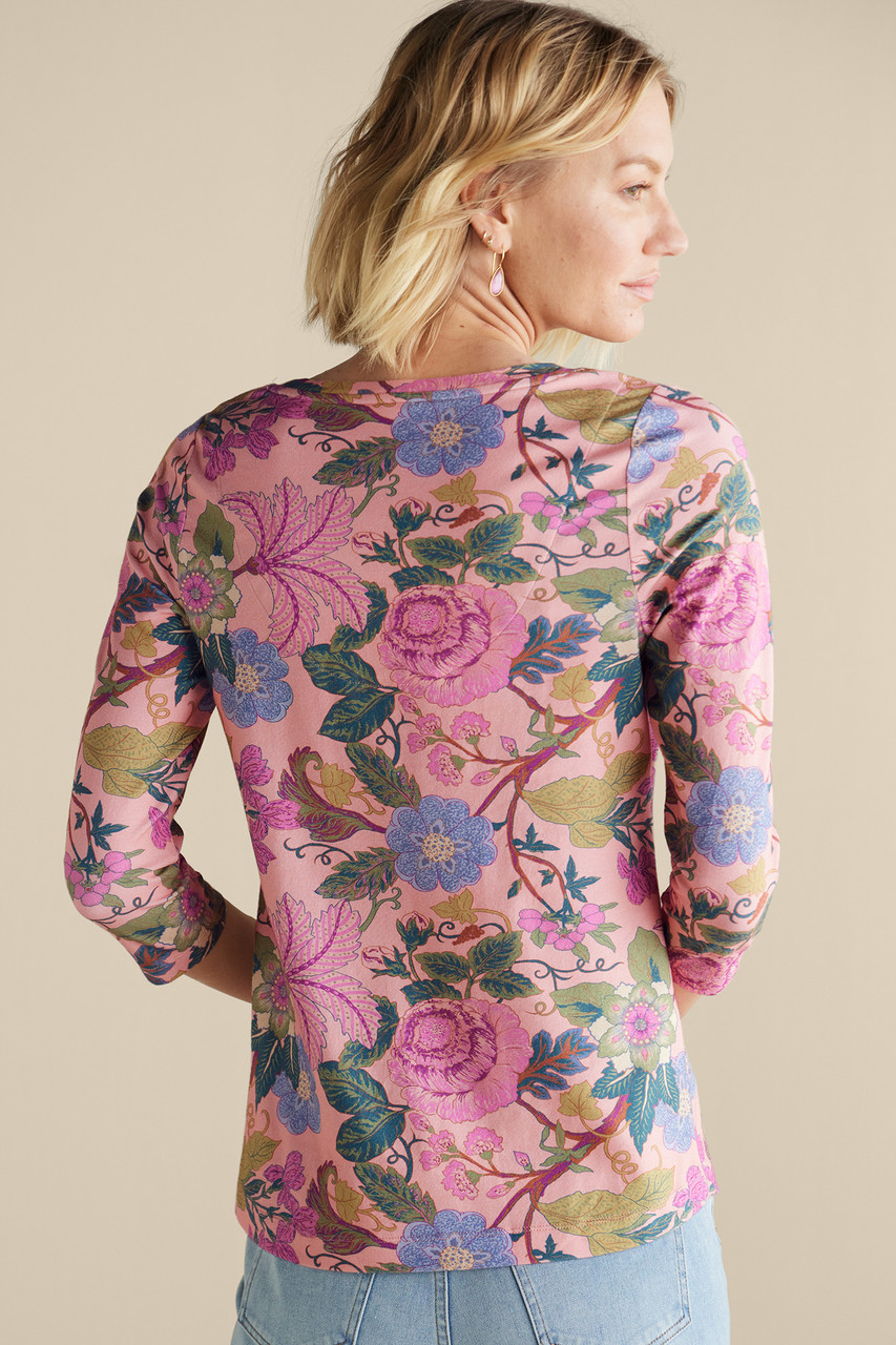 SoftEssential™ Supima® 3/4 Sleeve Tee I