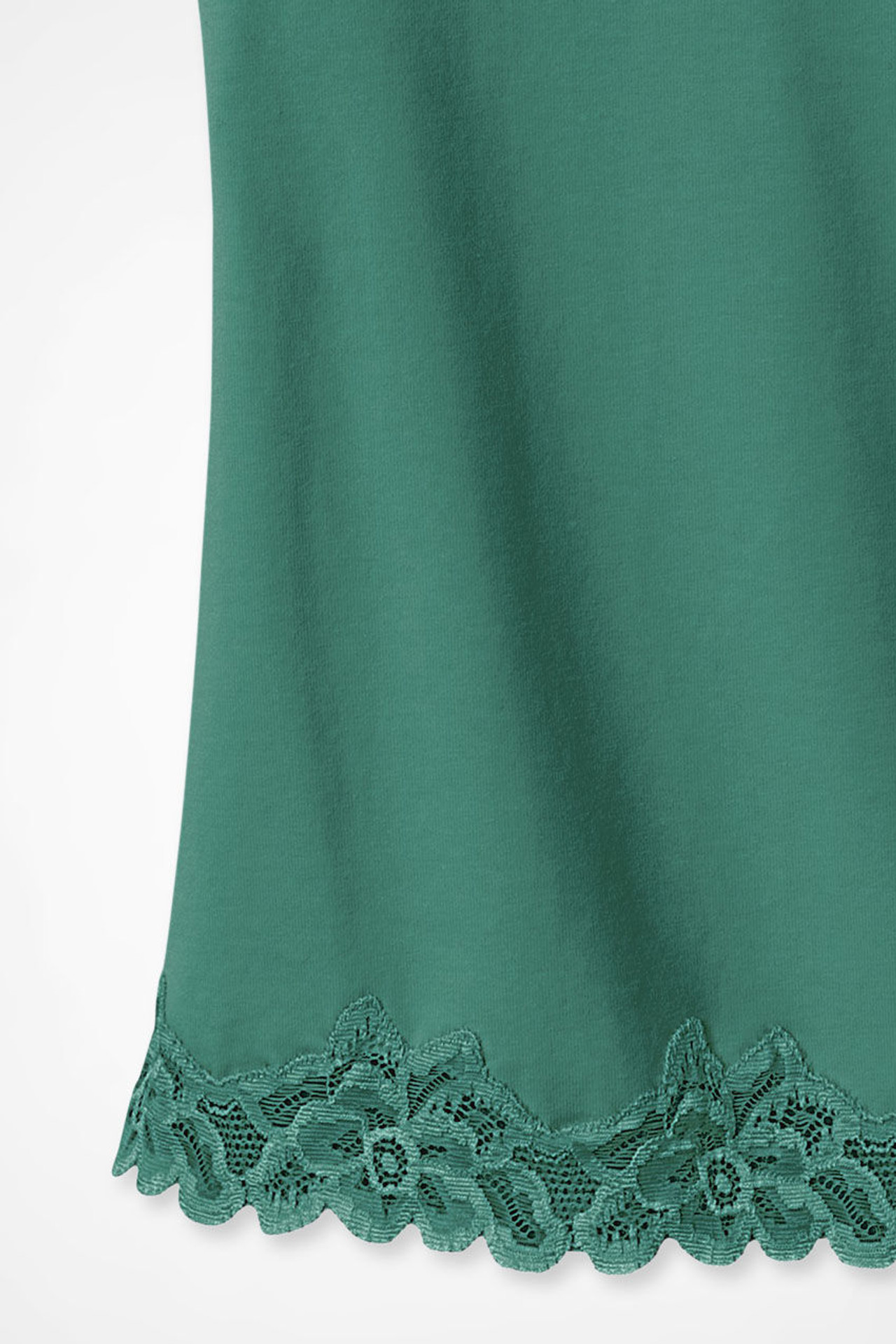 Longer Length Double Lace Tank