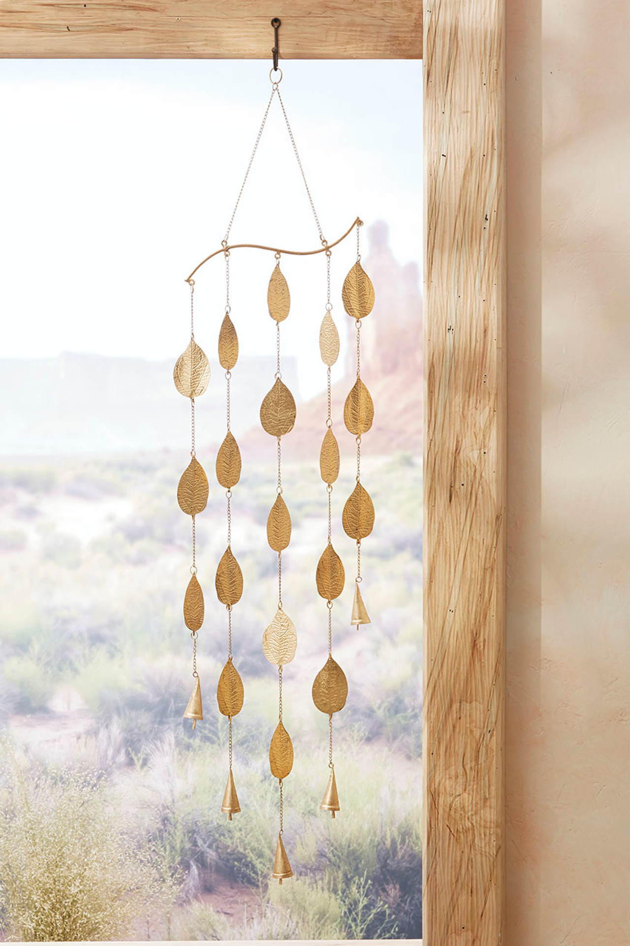 Metal Leaves Windchime