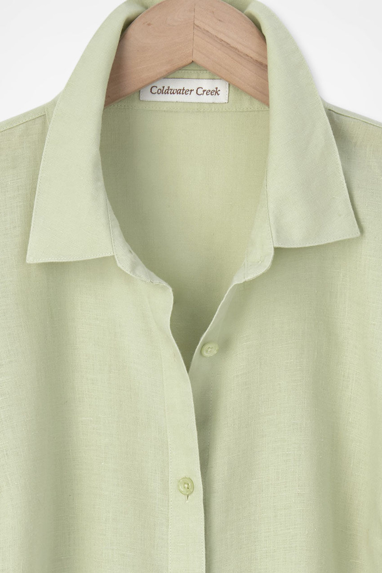 Easy-Care Linen Big Shirt