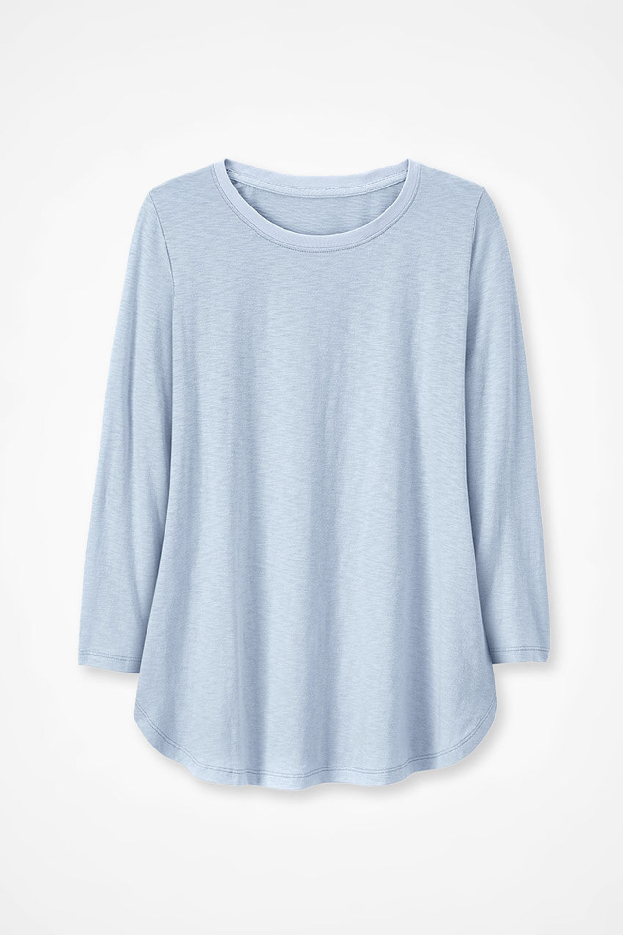 Just Right 3/4-Sleeve Slub-Knit Tee