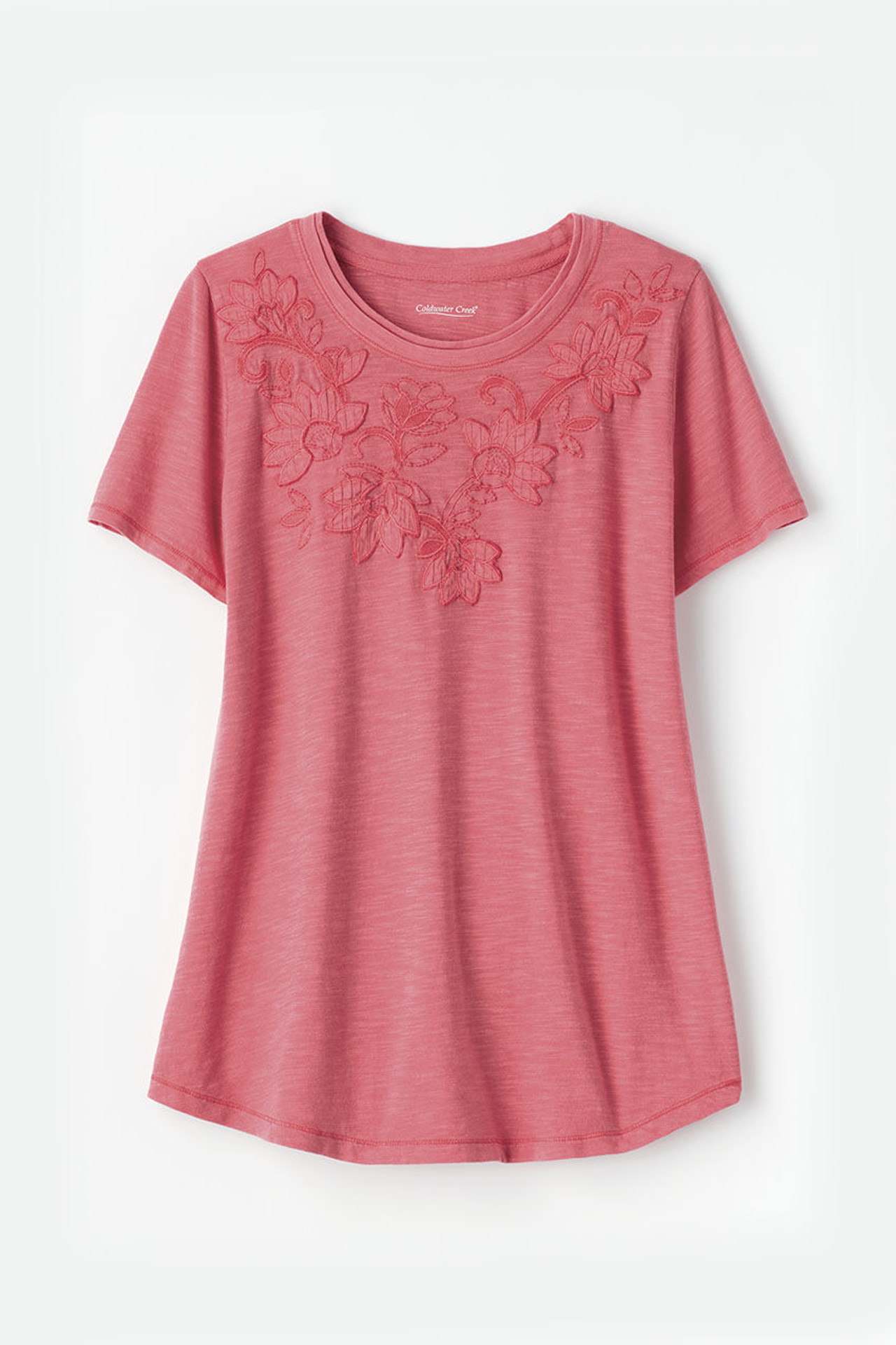 Swirling Petals Slub Tee