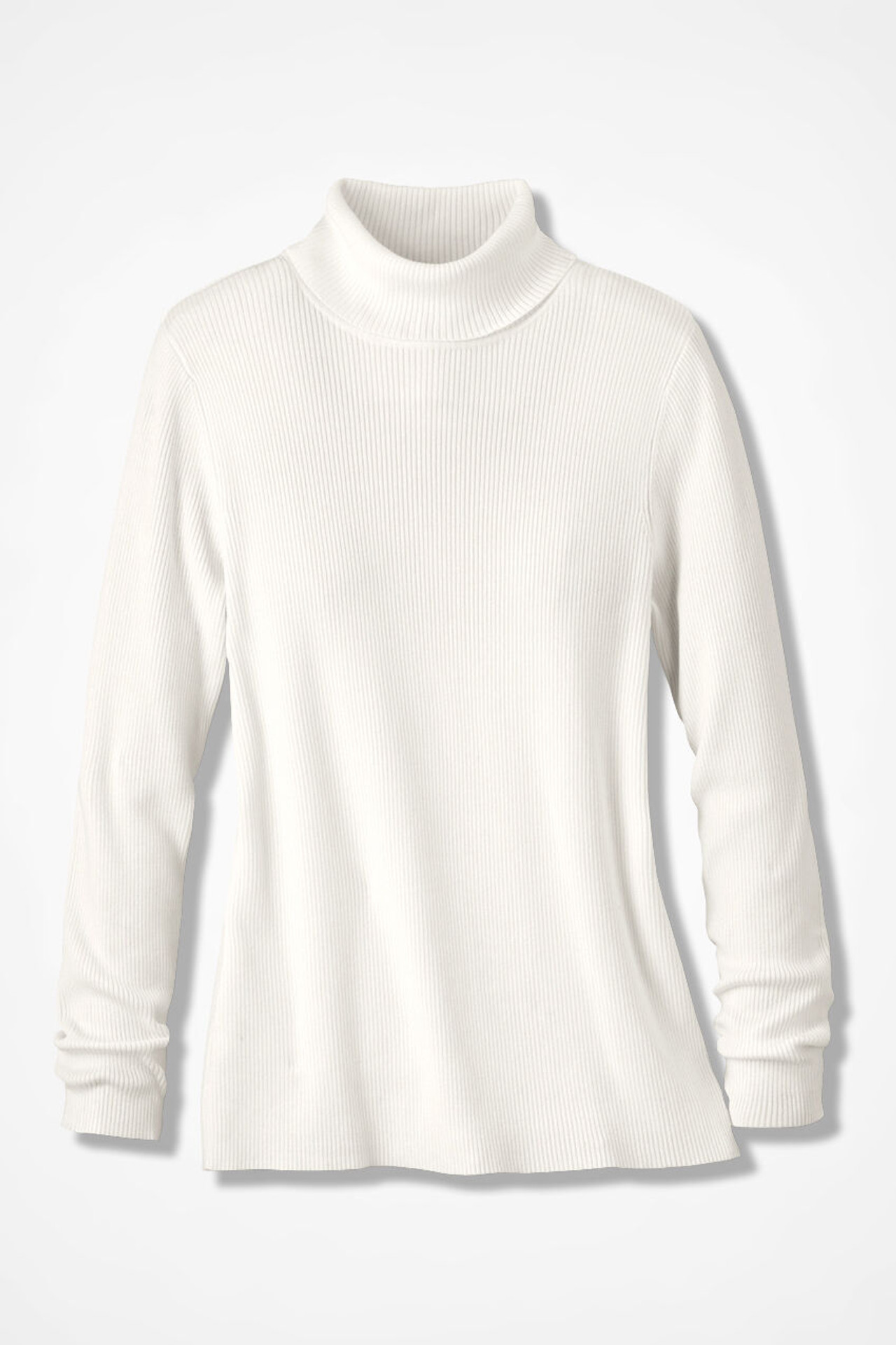 Ribbed Turtleneck Sweater