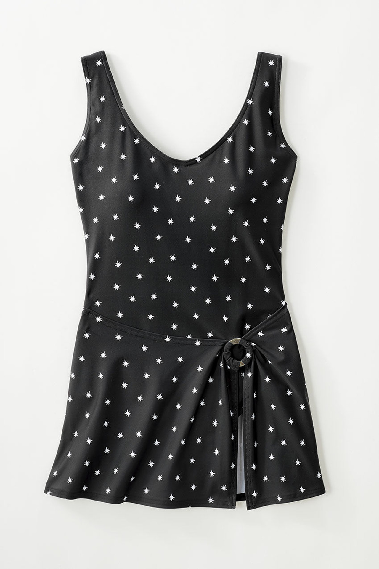 Starburst Shape Me Sarong Swimdress