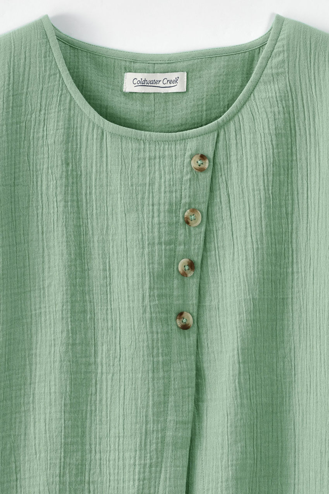 Light as Air Gauze Pullover Tunic Top