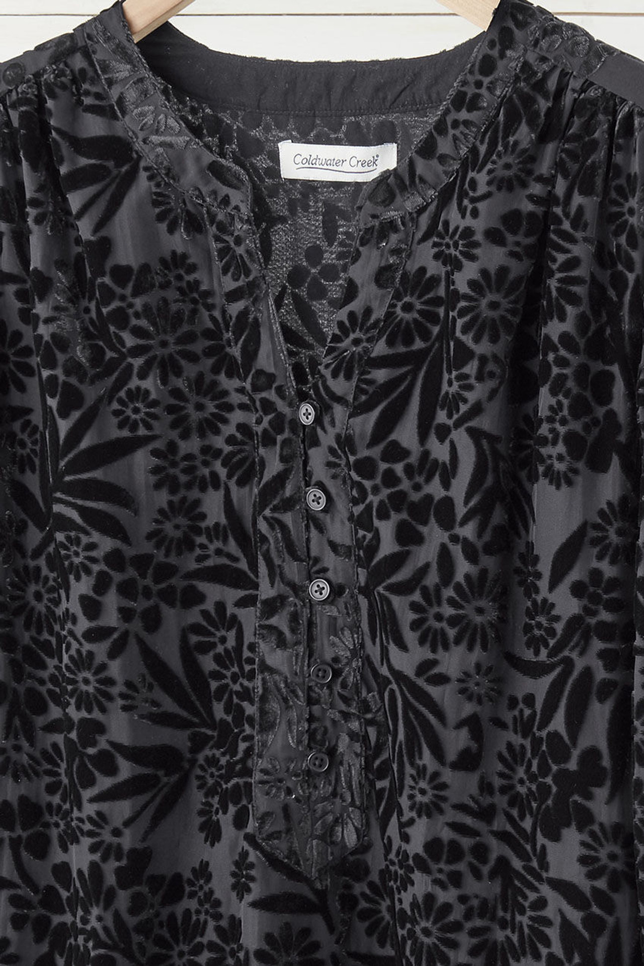 Velvet Burnout Tunic