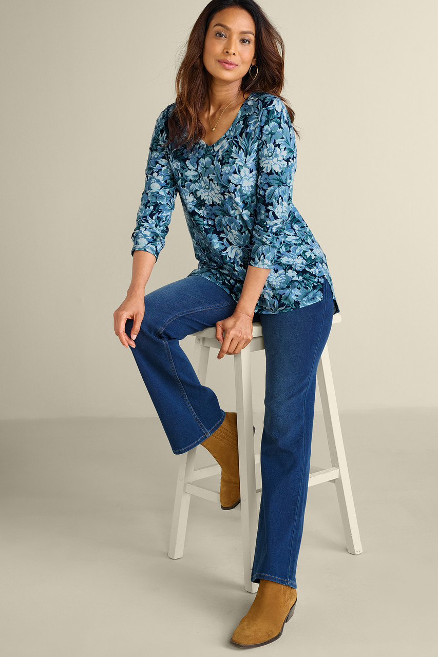 SoftEssential™ Supima® Isabel Long Sleeve Tunic