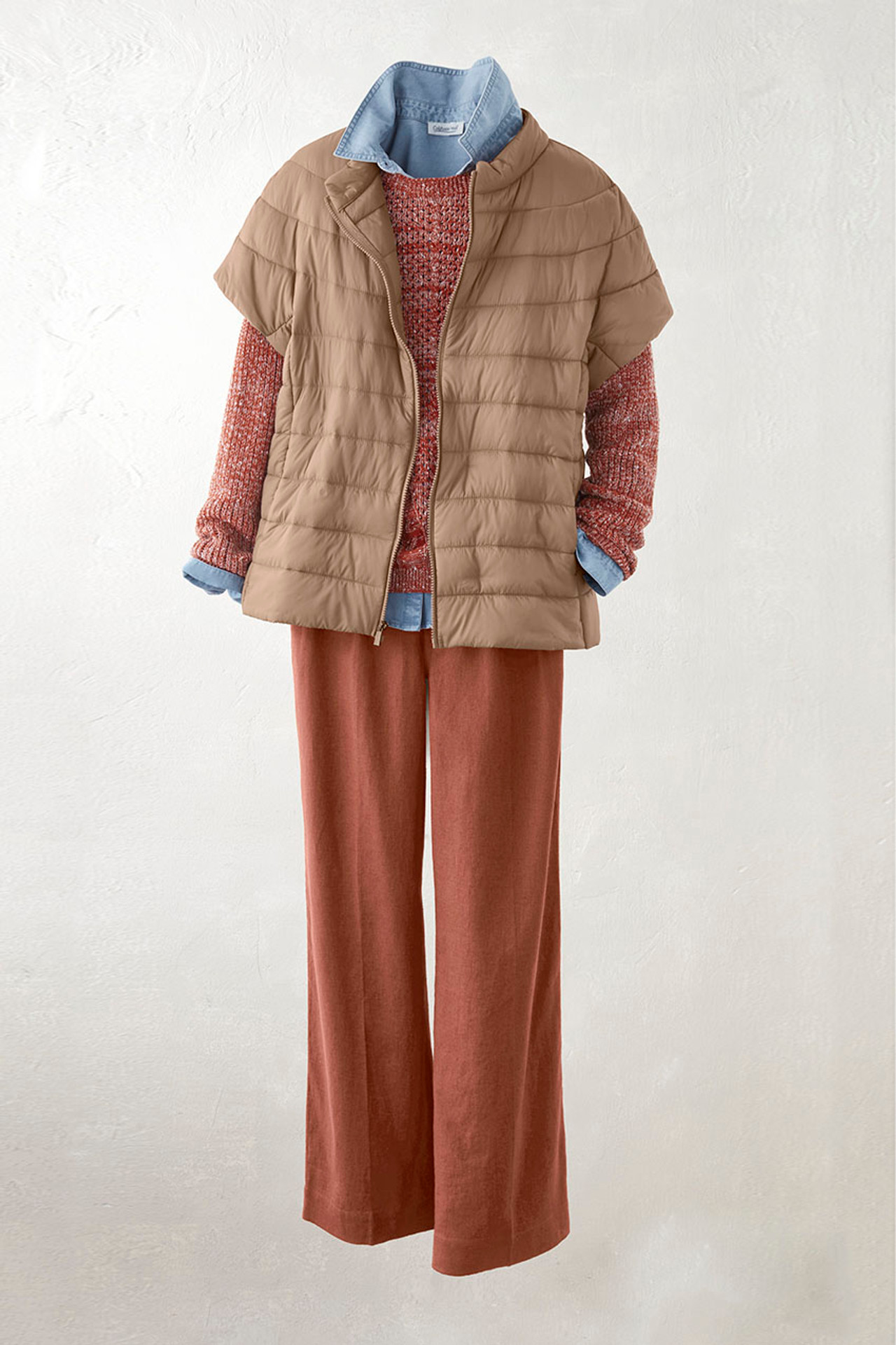 Cap-Sleeve Puffer Vest