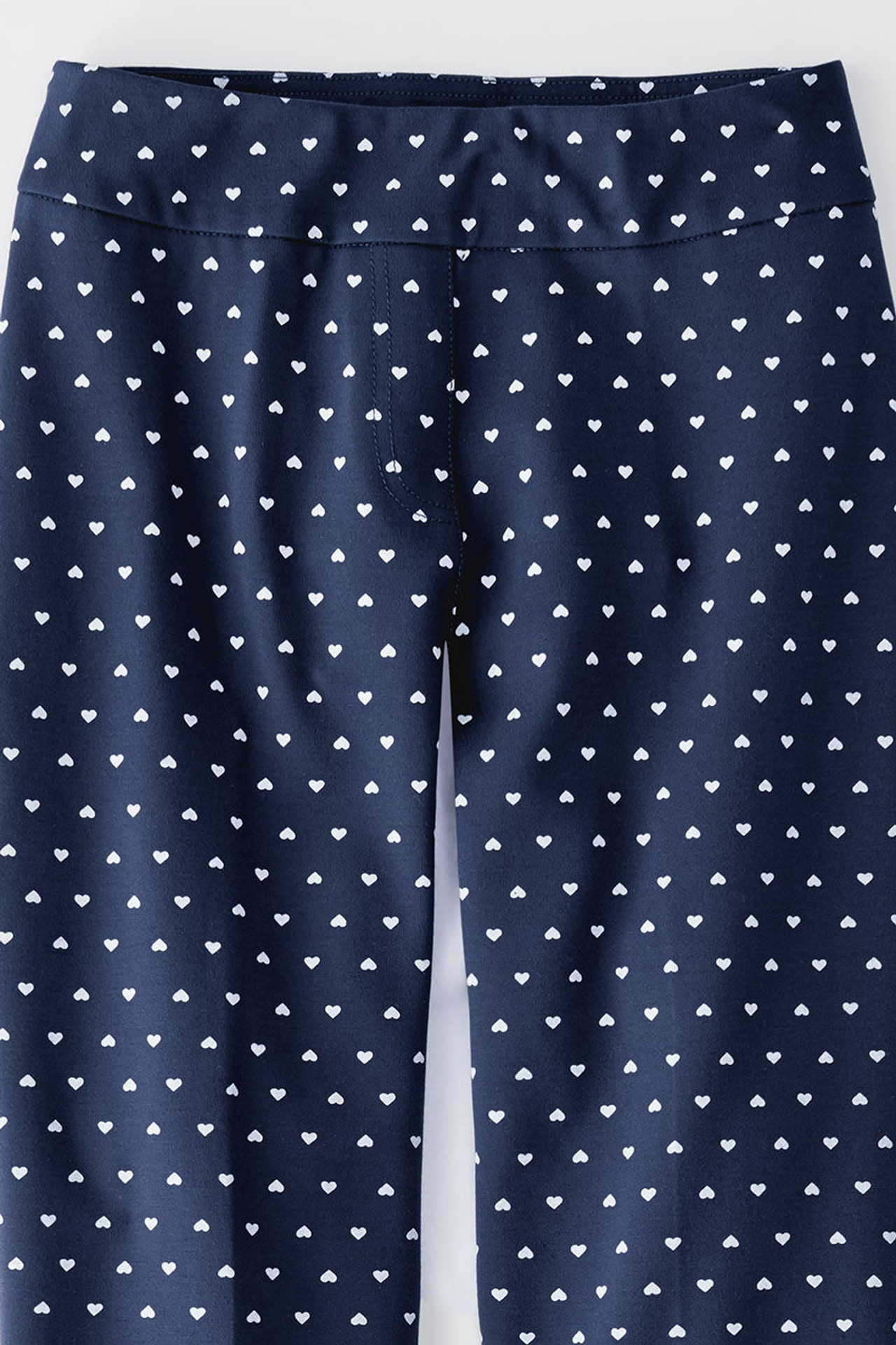 Anywear Heart Print Ponte Ankle Pants
