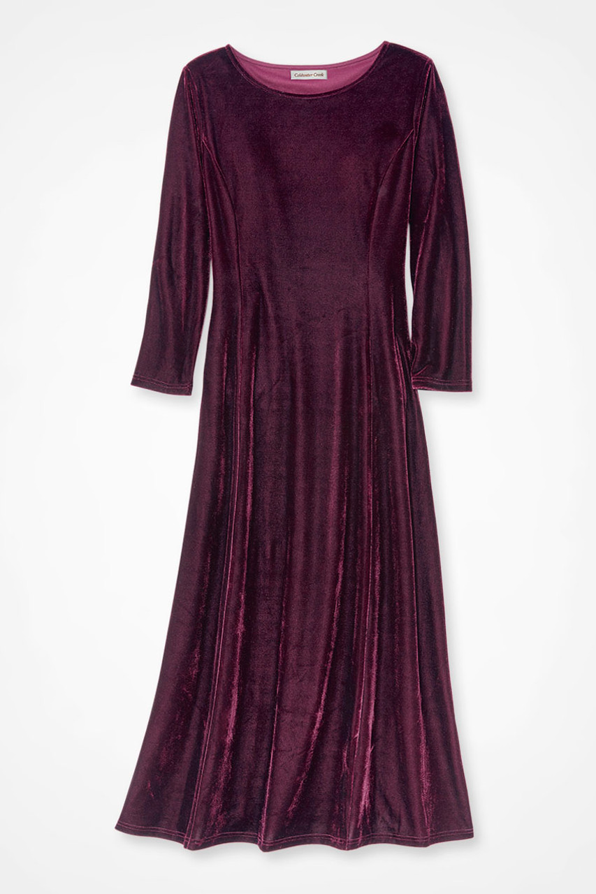 Stretch Velvet Dress