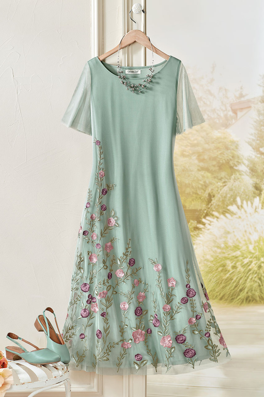 Delicate Intrigue Mesh Dress