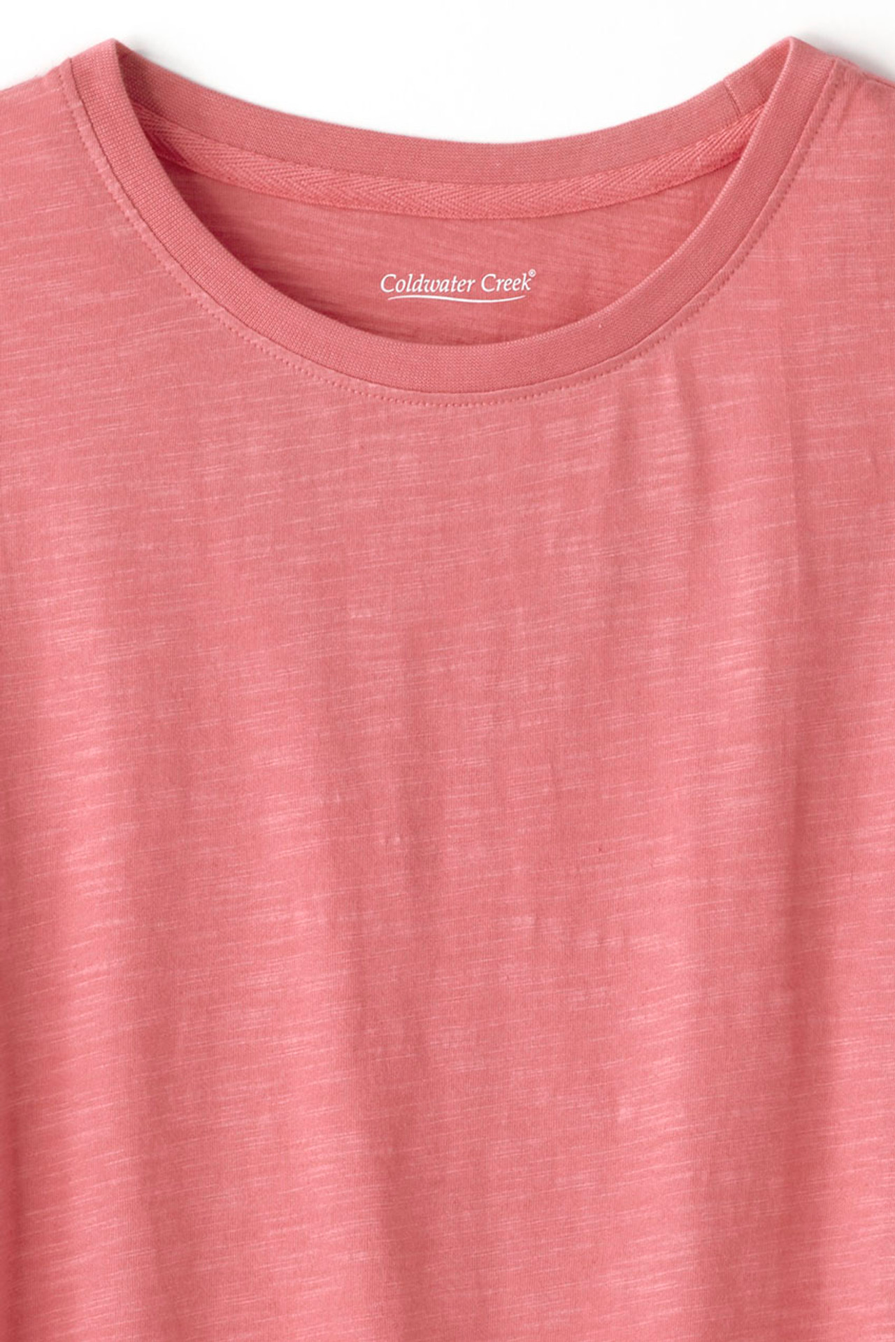 Just Right 3/4-Sleeve Slub-Knit Tee