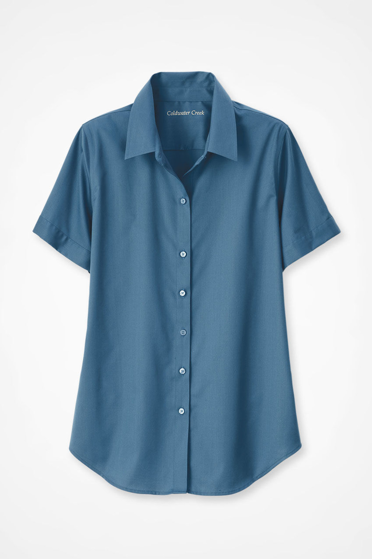 Short Sleeve Stain Stop No-Iron Shirt
