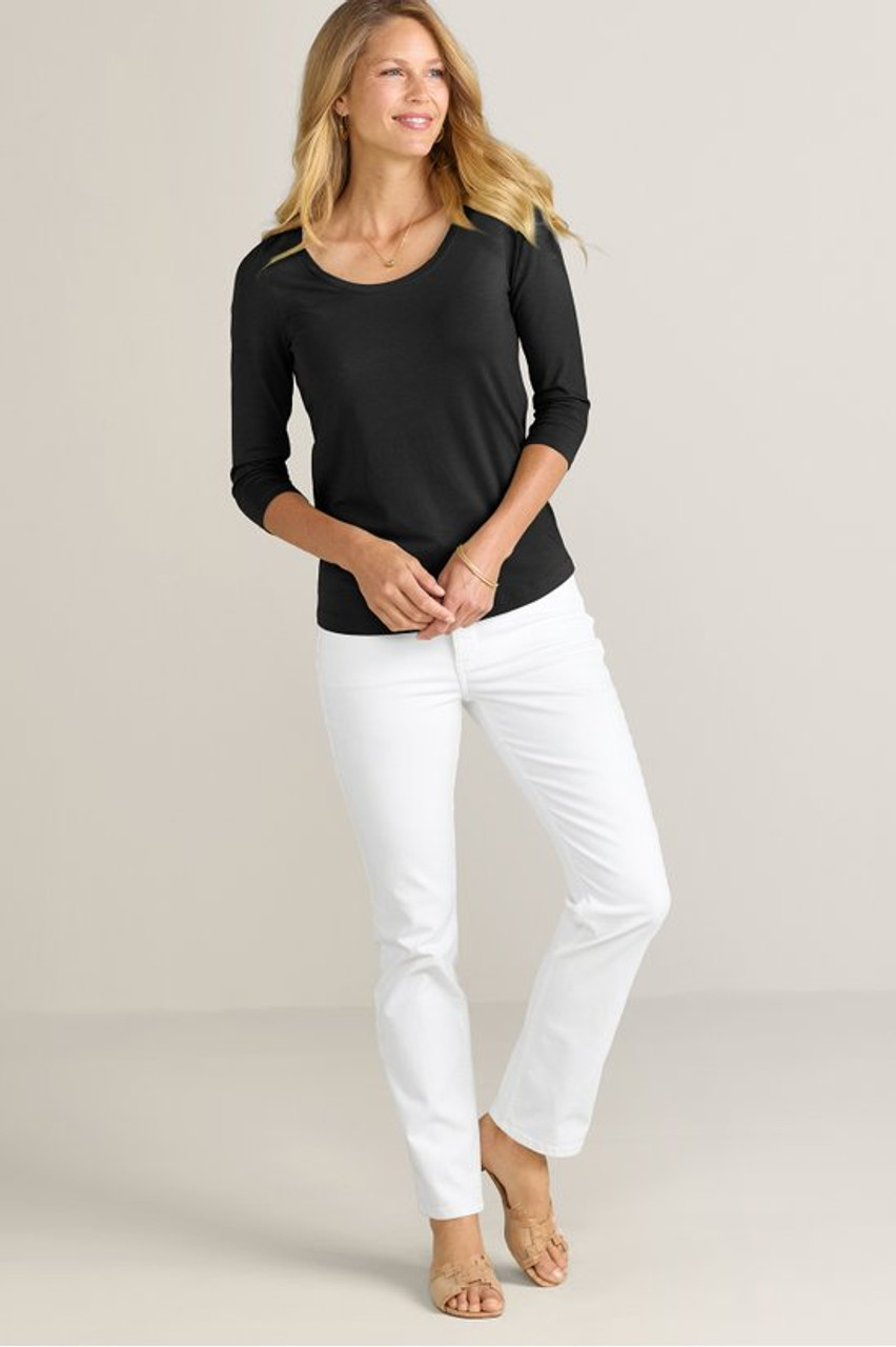SoftEssential™ Supima® 3/4 Sleeve Tee I