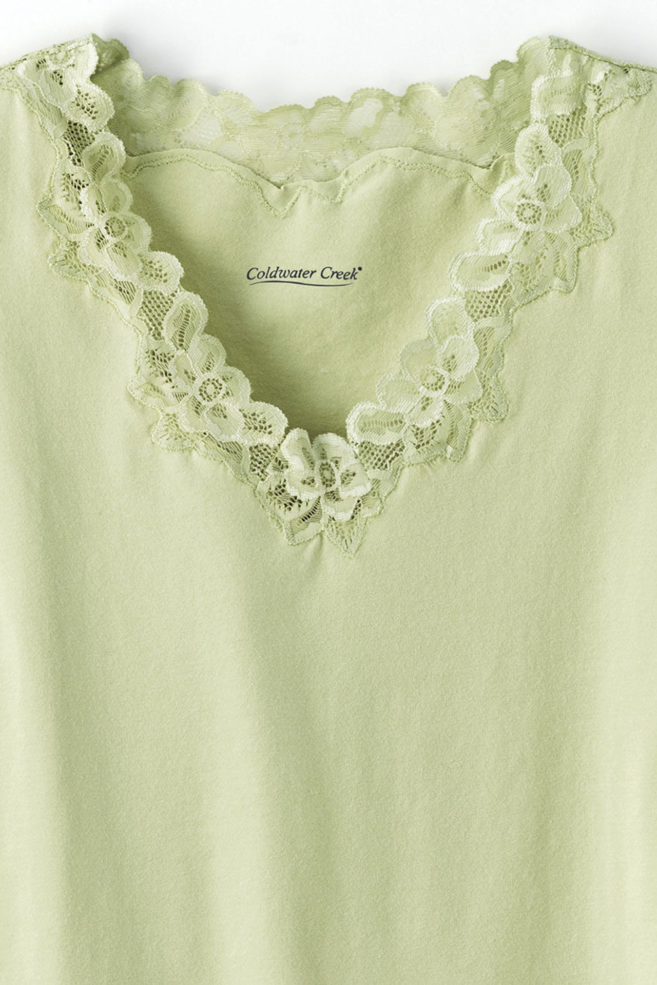 Longer Length Double Lace Tank