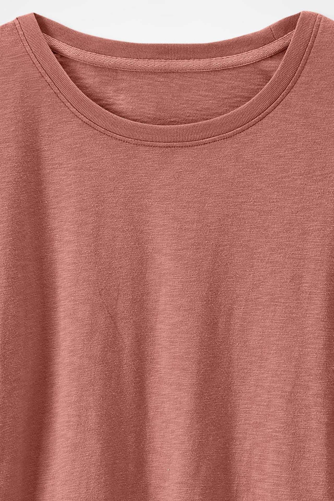Just Right 3/4-Sleeve Slub-Knit Tee