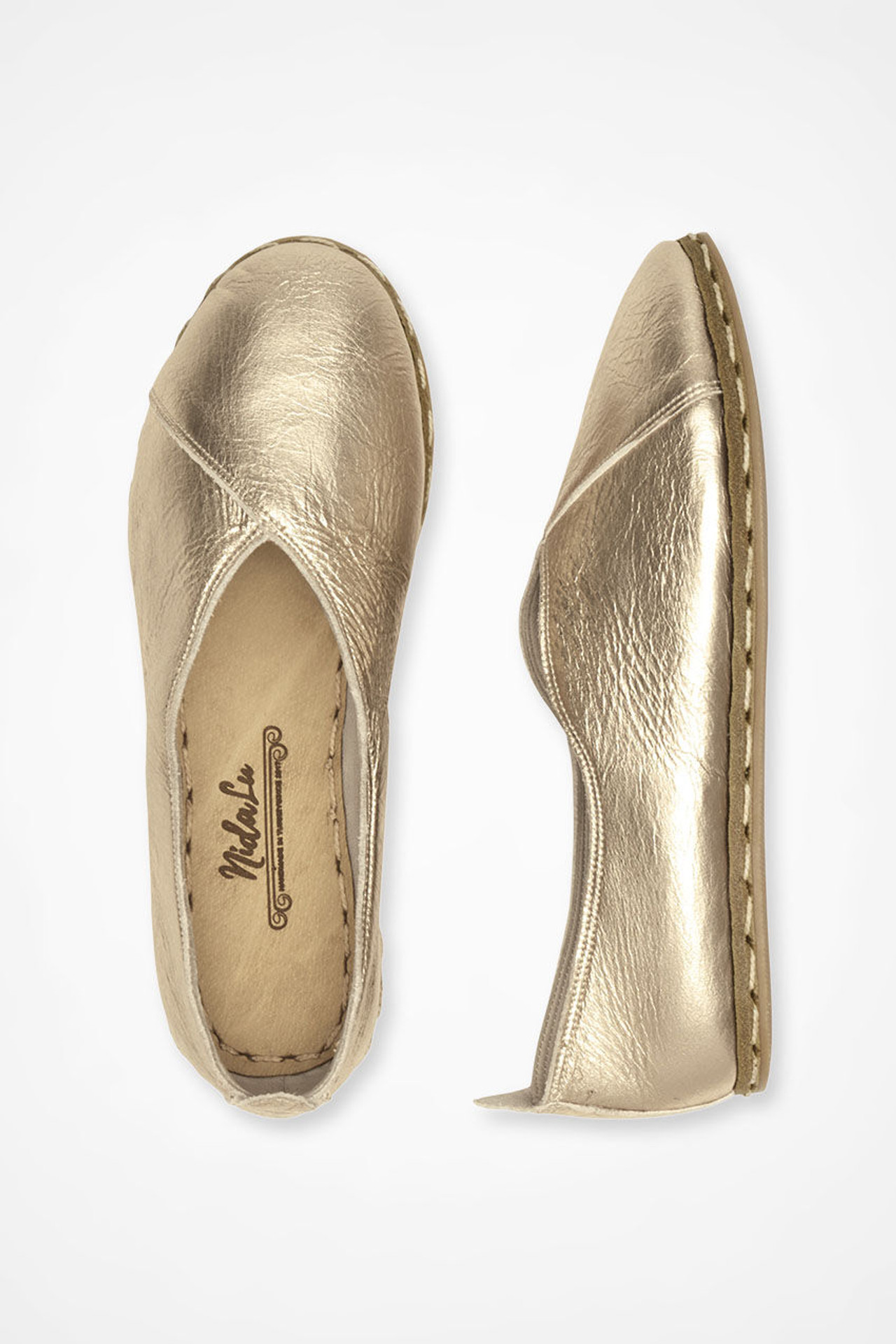 The Lu  Leather Flats by Nida Lu Handmade?