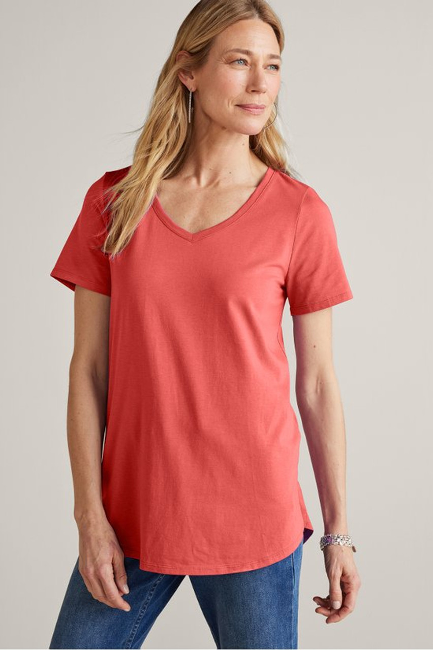 SoftEssential™ Supima® Isabel Short Sleeve Tunic